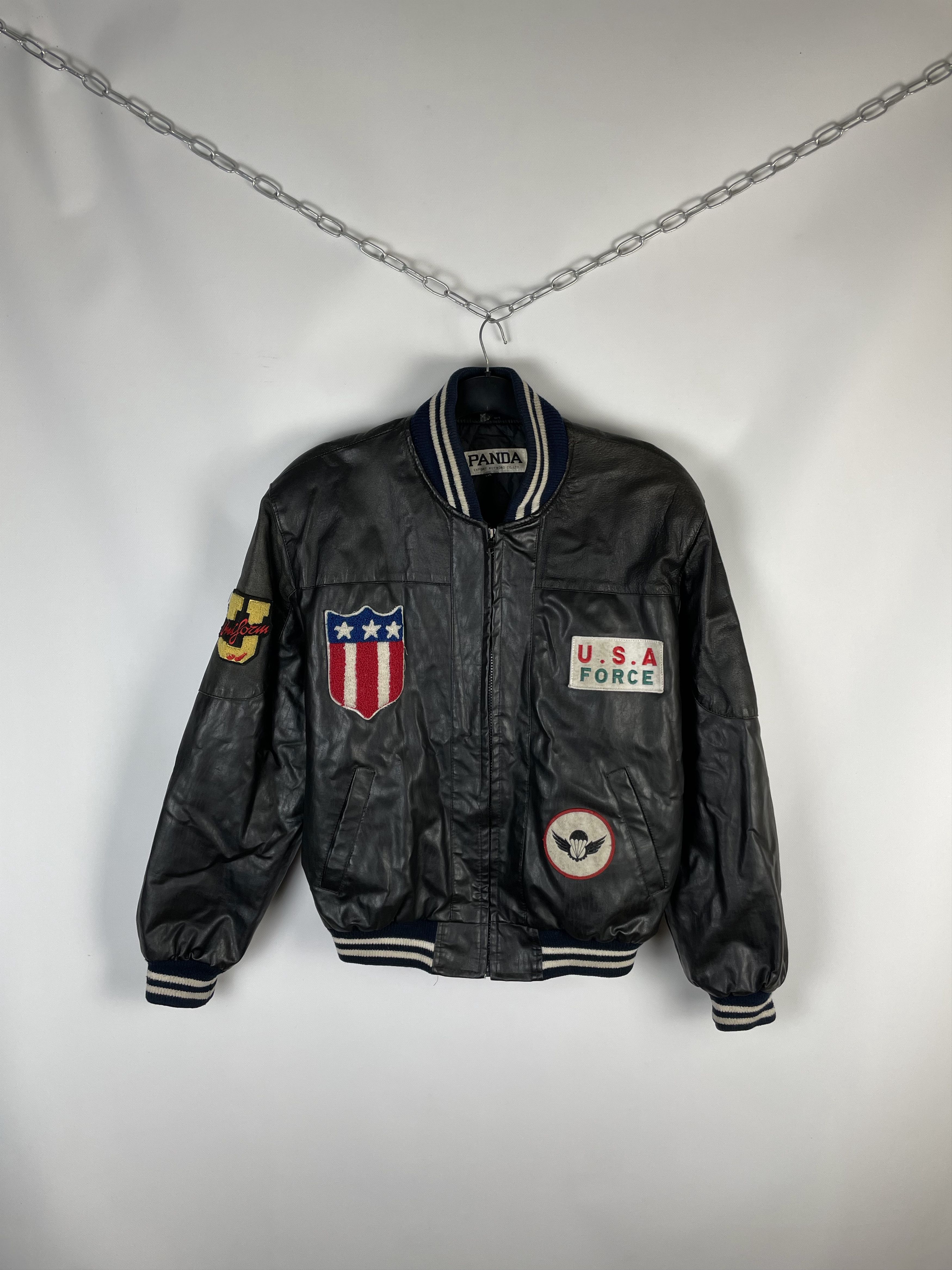 Other Vintage Tuareg 100% military leather jacket with