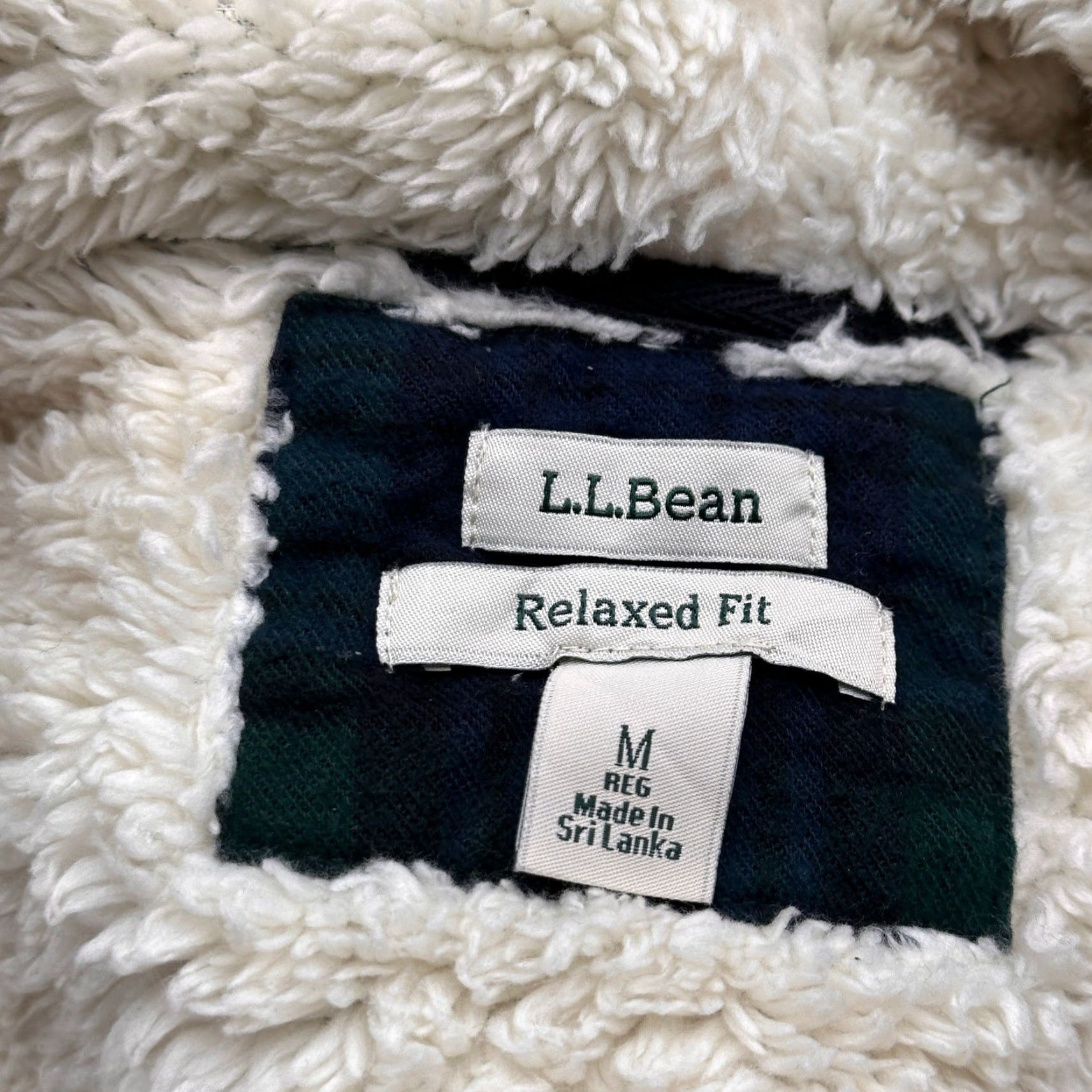 Vintage LL Bean Plaid Flannel Sherpa-Lined Zip Hoodie Jacket Womens Medium Green Hoodie Jacket Womens Medium Green 505453 Size M / US 6-8 / IT 42-44 - 2 Thumbnail