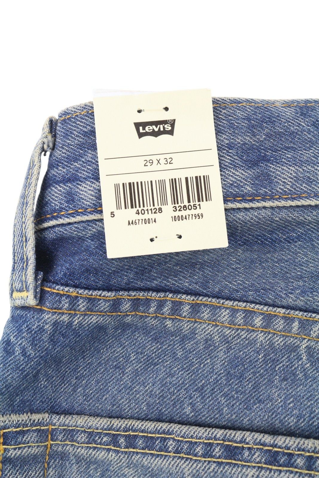 Levi's 501 W29/L32 Big E Straight Distress Faded Blue 87090 Size US 29 - 9 Thumbnail