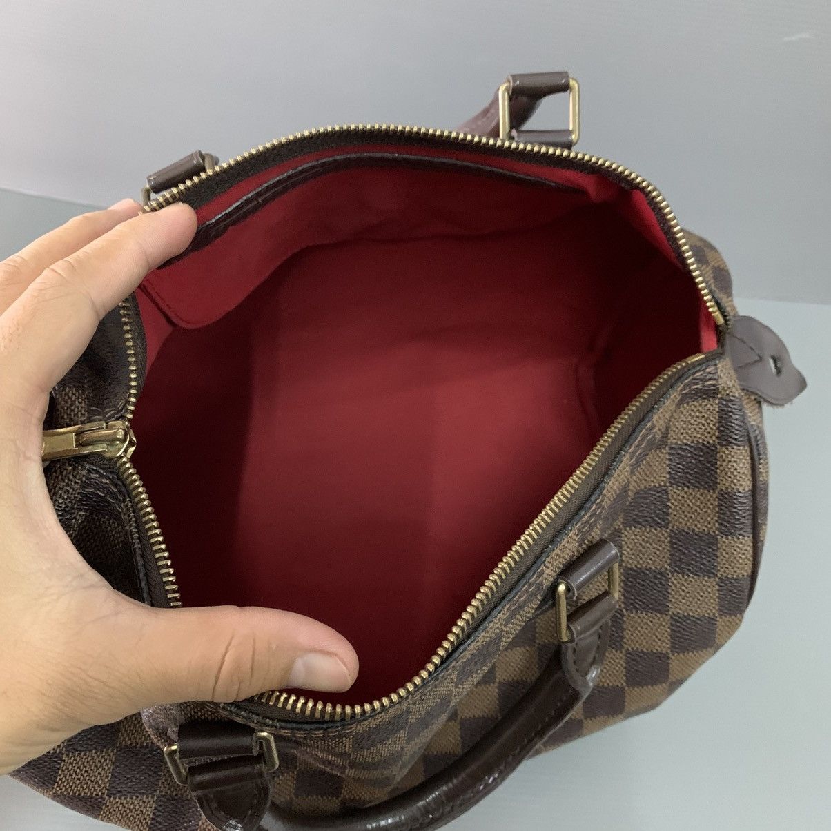 Louis Vuitton Louis Vuitton Speedy Damier Ebene 30 Size ONE SIZE - 14 Thumbnail