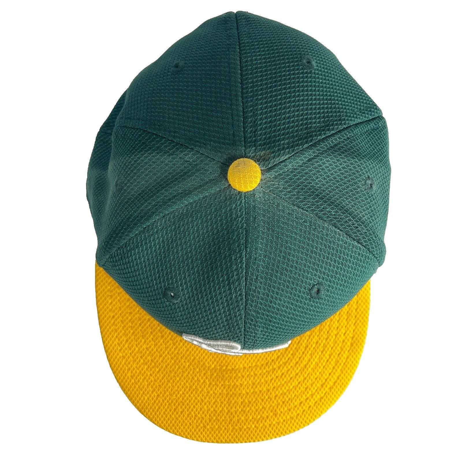 New Era Oakland A's Athletics MLB New Era 7.5 Fitted Baseball Cap In Size 46 - 10 Thumbnail