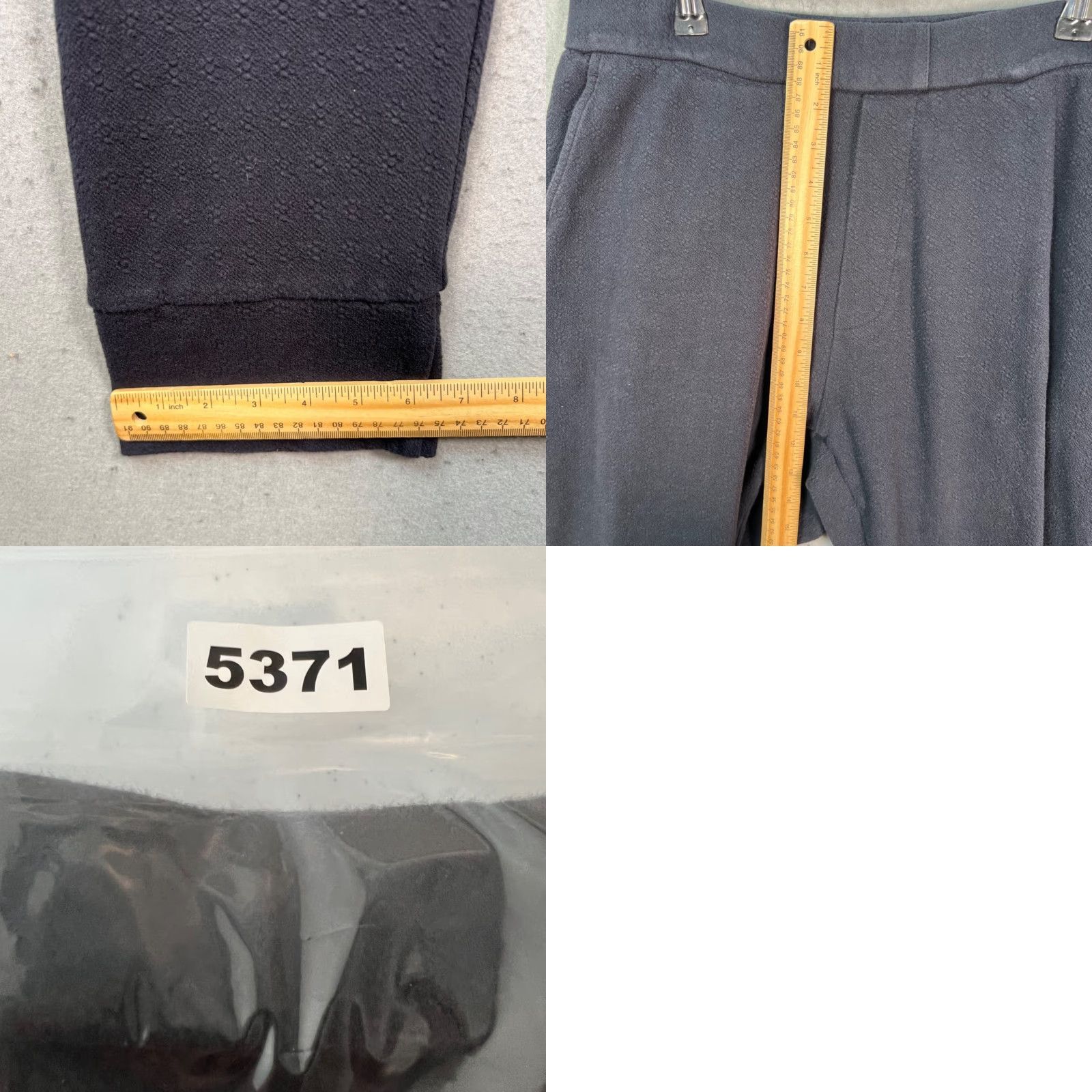 Barena BARENA Barena Venezia Mens Large Black Cotton Jogger Pants w/ Ribbed Cuffs - Activewear, Tapered, Drawstring, 32in Inseam Size US 33 - 8 Thumbnail