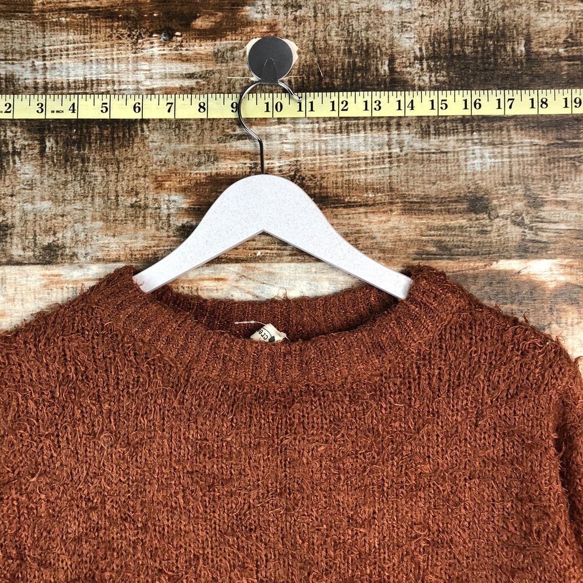 Japanese Brand DLL Creer Brown shaggy fur vintage Knitwear #C056 Size M / US 6-8 / IT 42-44 - 4 Thumbnail