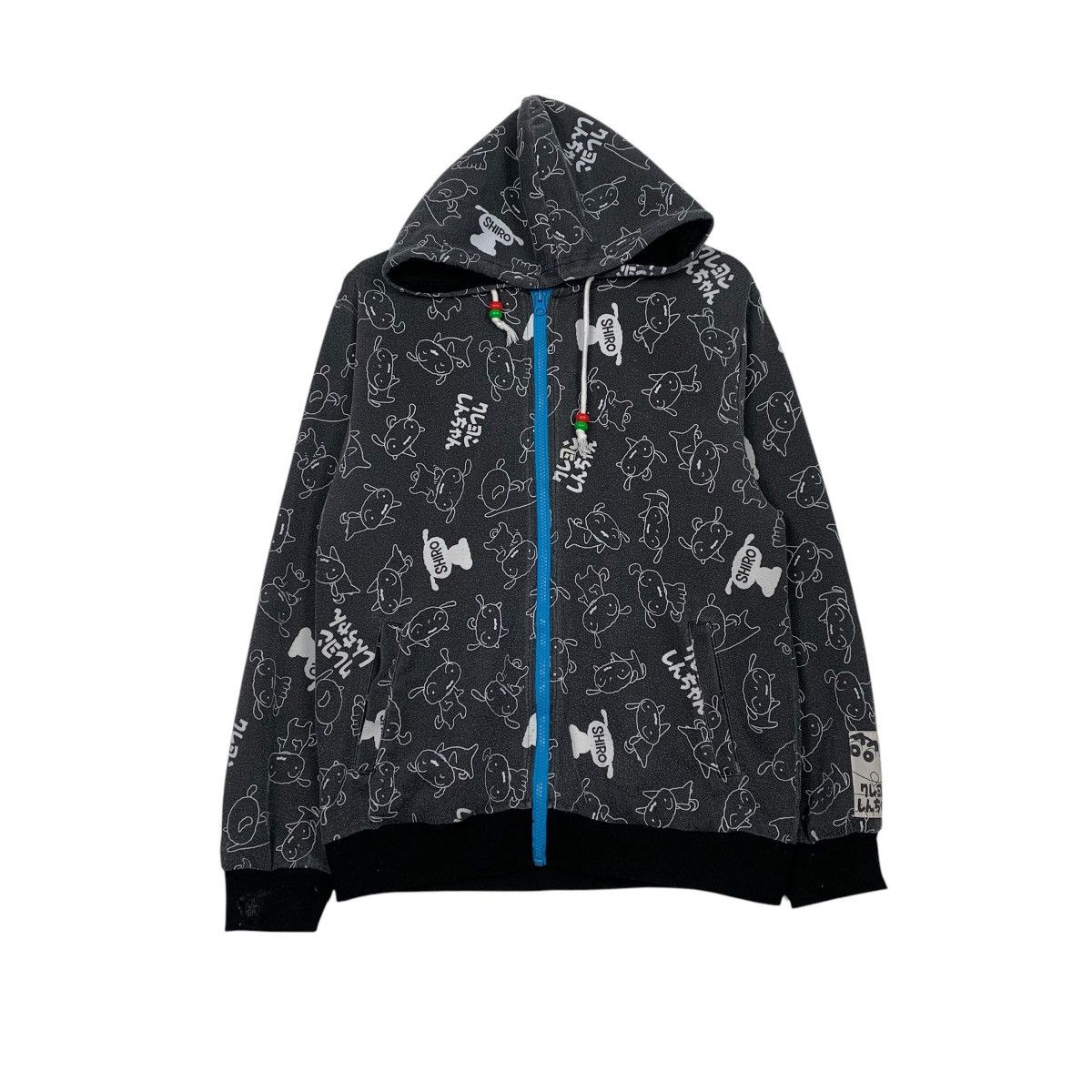 Japanese Brand Japanese Anime Shiro Fullprint Zipper Hoodie Size US L / EU 52-54 / 3 - 1 Thumbnail