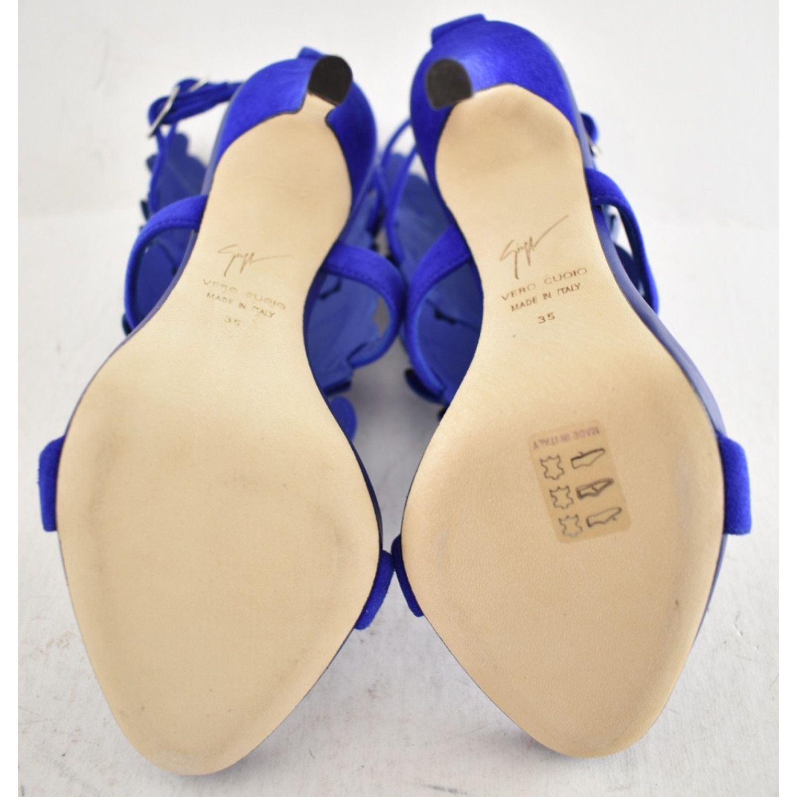 Giuseppe Zanotti Giuseppe Zanotti Cruel Summer Blue Wing Strap Sandal 35 Size US 5 / IT 35 - 15 Thumbnail