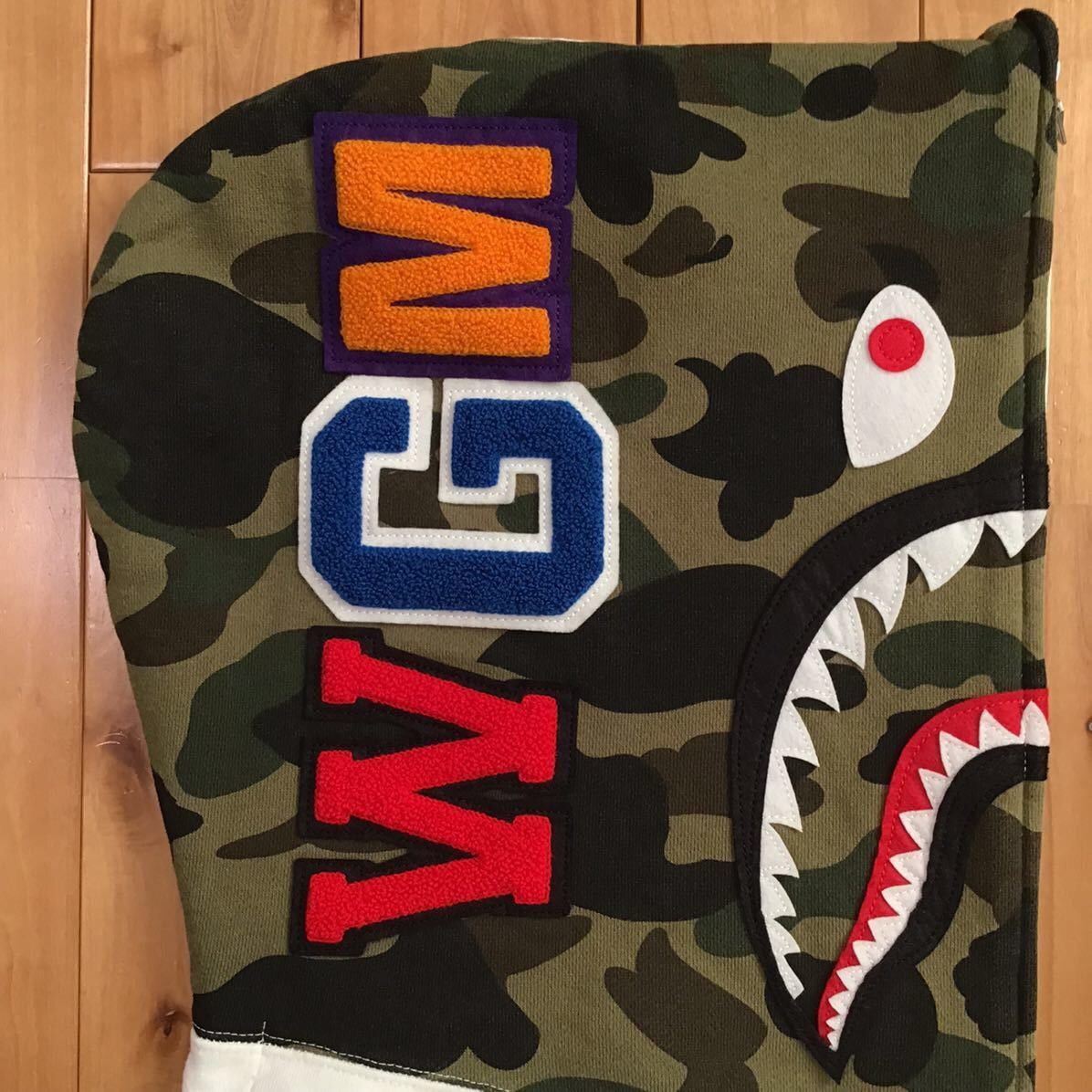Bape BAPE Shark full zip hoodie 1st camo white a bathing ape Size US L / EU 52-54 / 3 - 4 Thumbnail