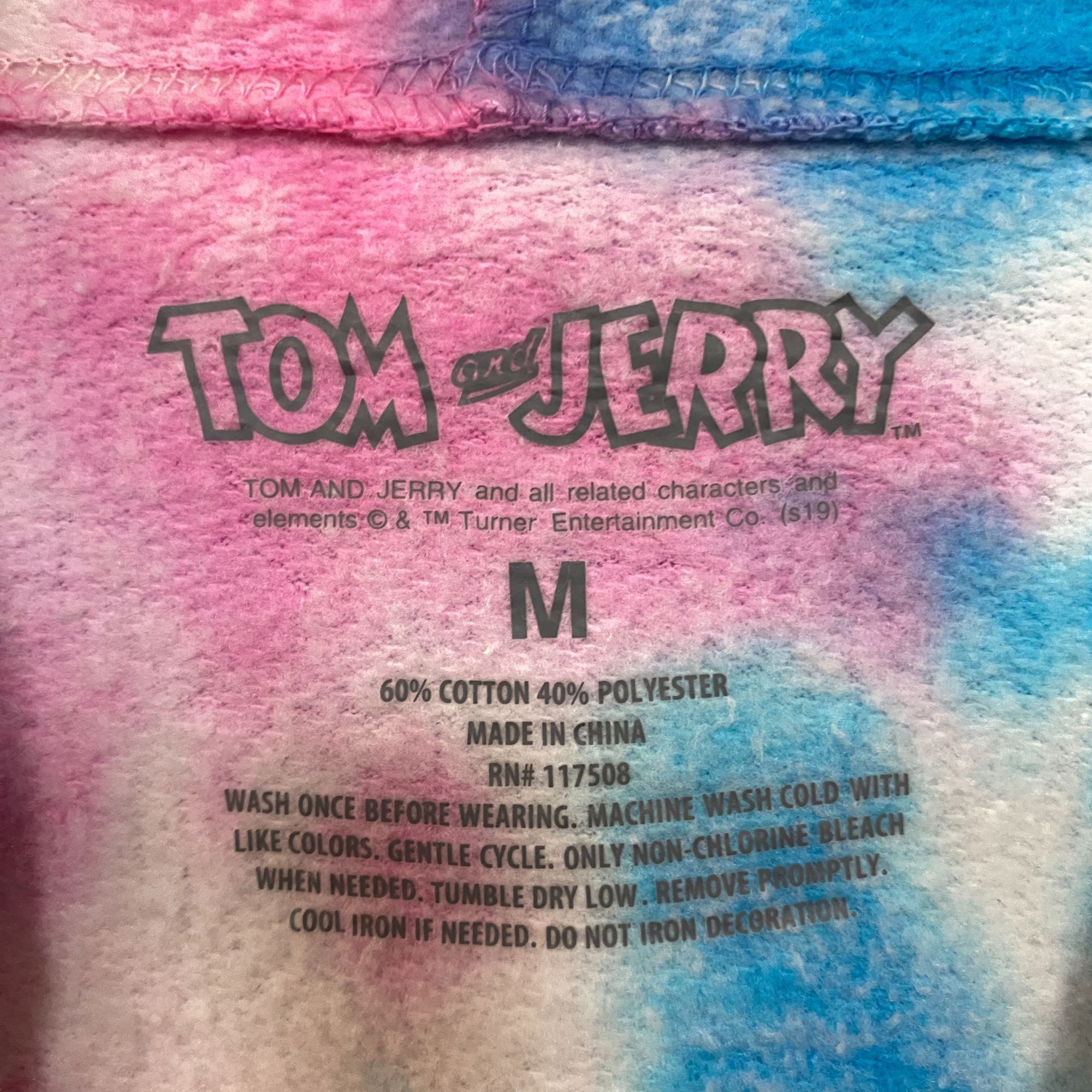 Other Tom and Jerry The Animated Series Tie Dye Hoodie Medium Size US M / EU 48-50 / 2 - 4 Thumbnail