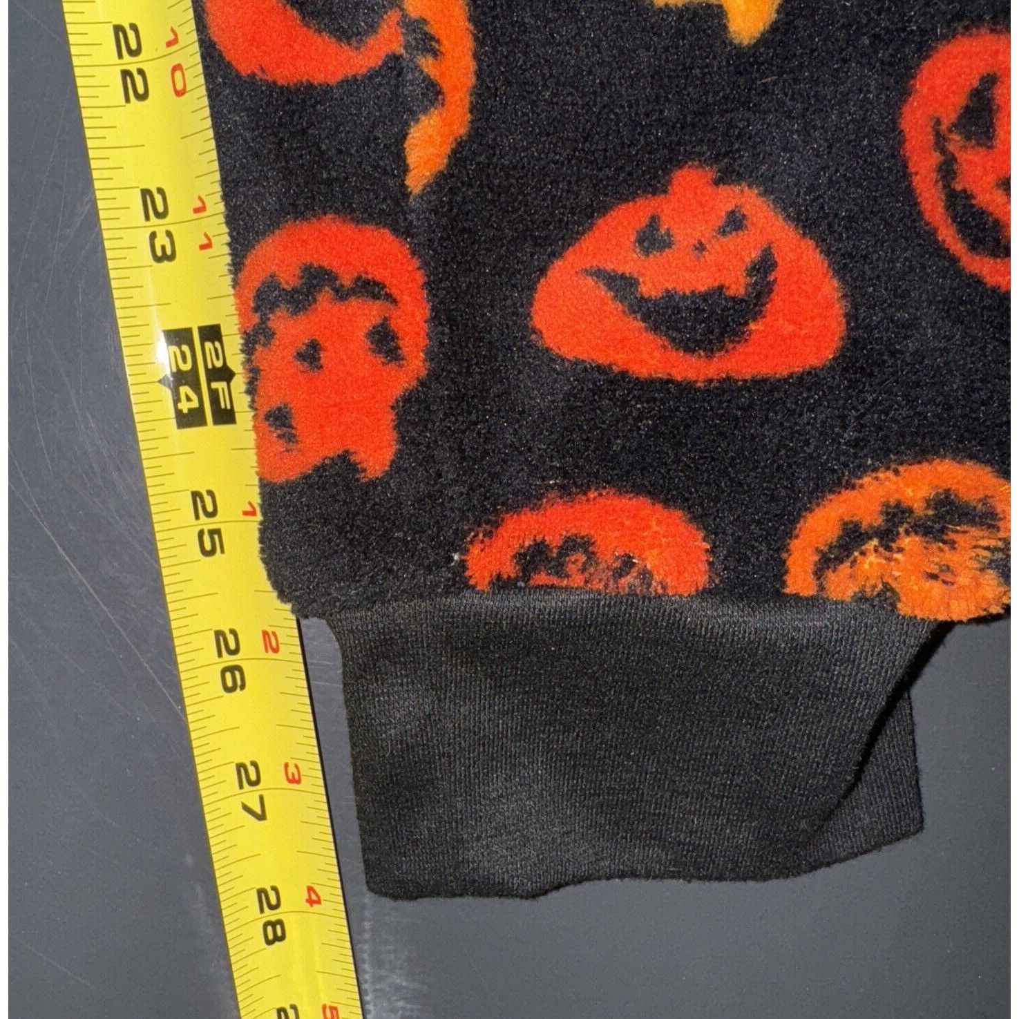 Other Pillow Talk Footed Pajama Halloween Laughing Pumpkins Black Size M / US 6-8 / IT 42-44 - 9 Thumbnail