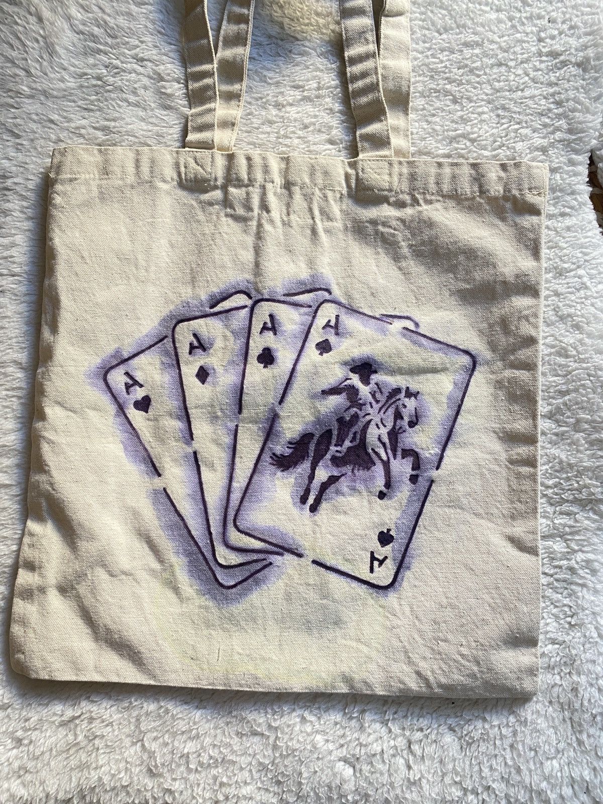 Other One-of-a-Kind Western Reworked Canvas Tote Size ONE SIZE - 4 Thumbnail