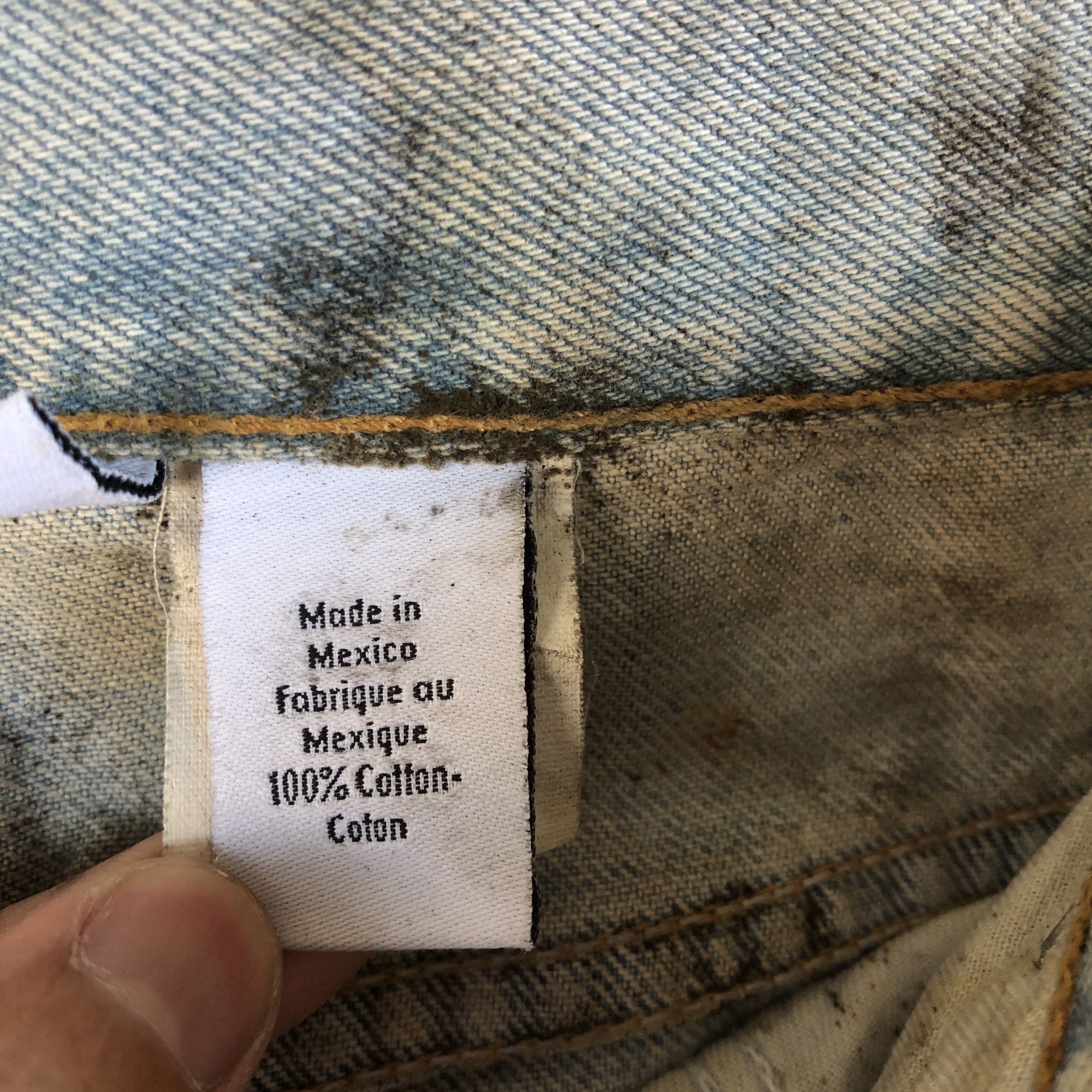 Calvin Klein Vintage Calvin Klein Jeans Dirty Calvin Klein Denim Pants Size 26" / US 2 / IT 38 - 7 Thumbnail