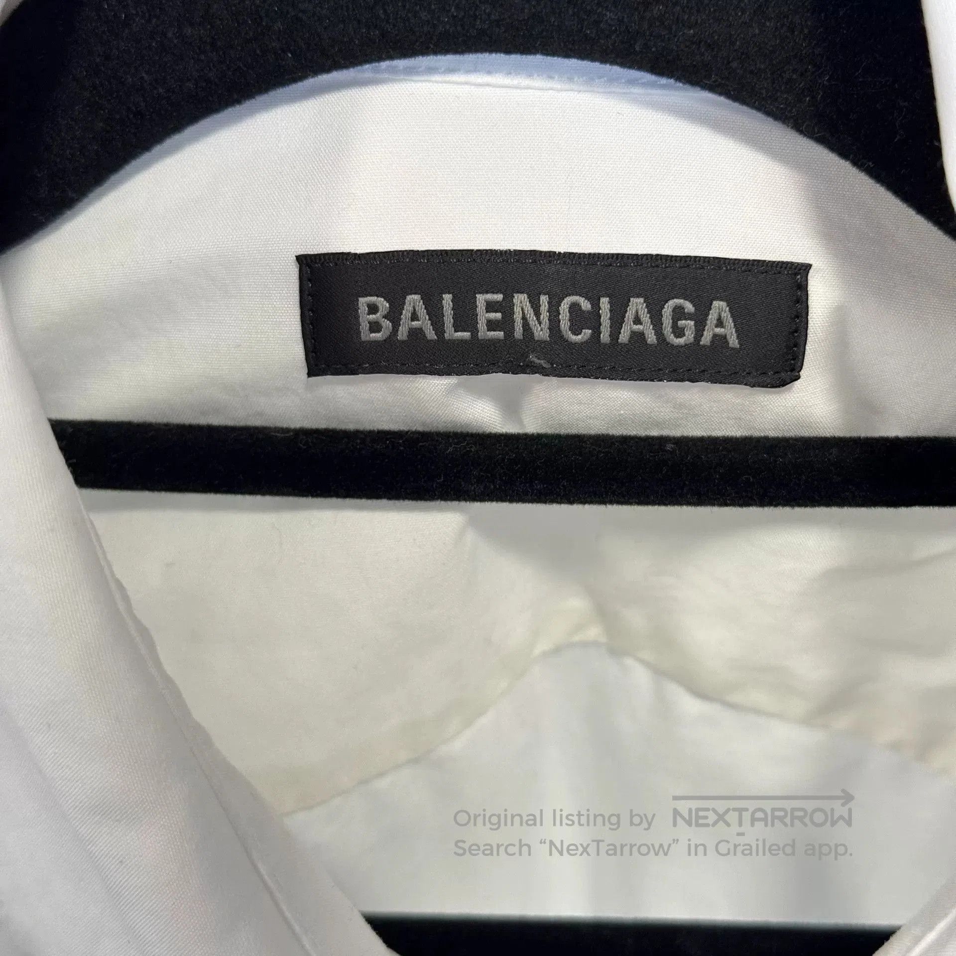 Balenciaga Balenciaga White Short Sleeve Shirt. Size US S / EU 44-46 / 1 - 4 Thumbnail