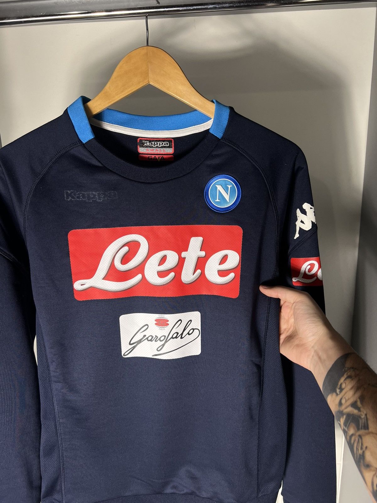 Kappa VINTAGE KAPPA FC NAPOLI ITALY RETRO SOCCER JERSEY Y2K 90s Size US S / EU 44-46 / 1 - 15 Thumbnail