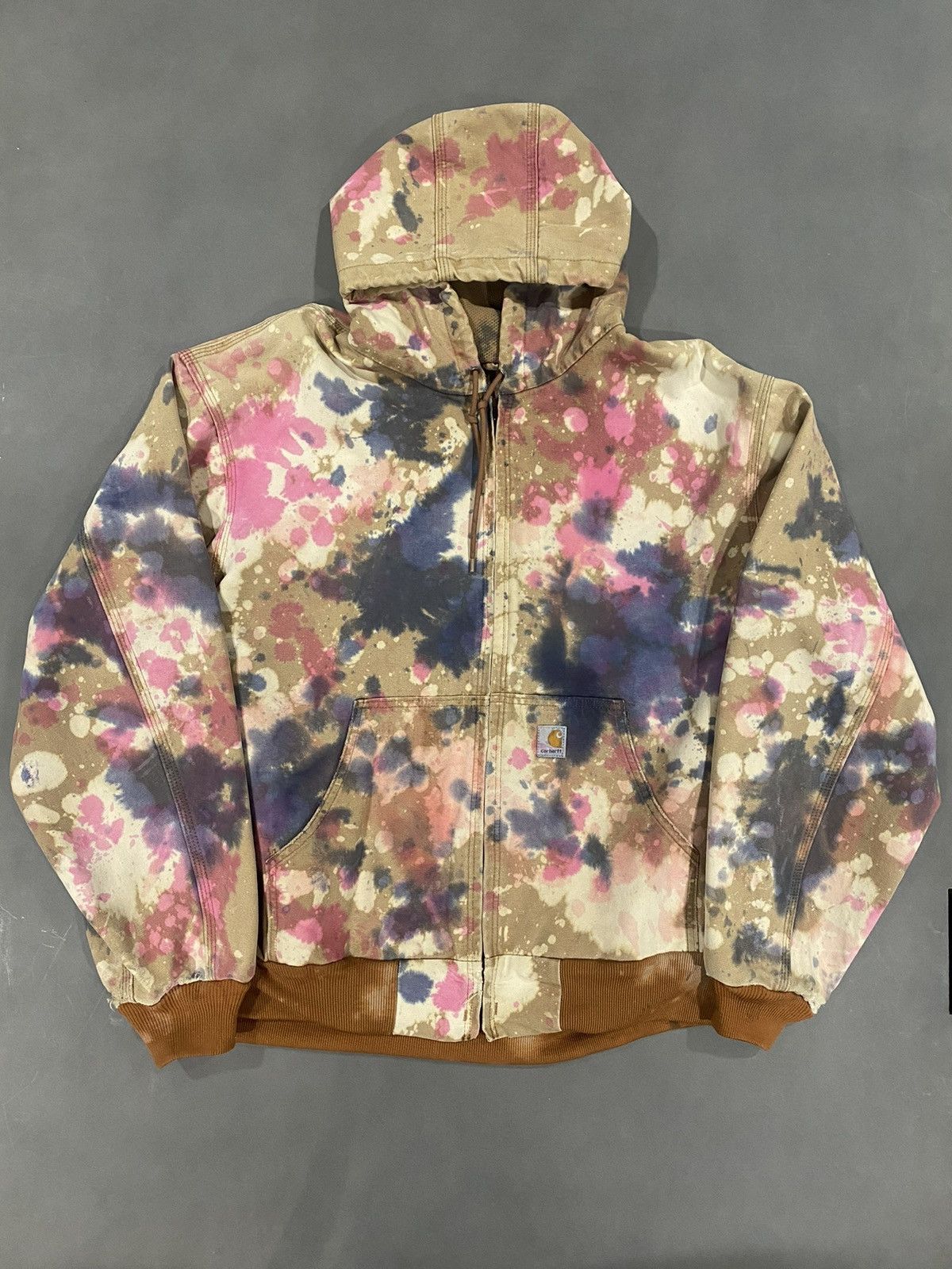 Vintage Vintage Tie Dye Carhartt Jacket Grailed