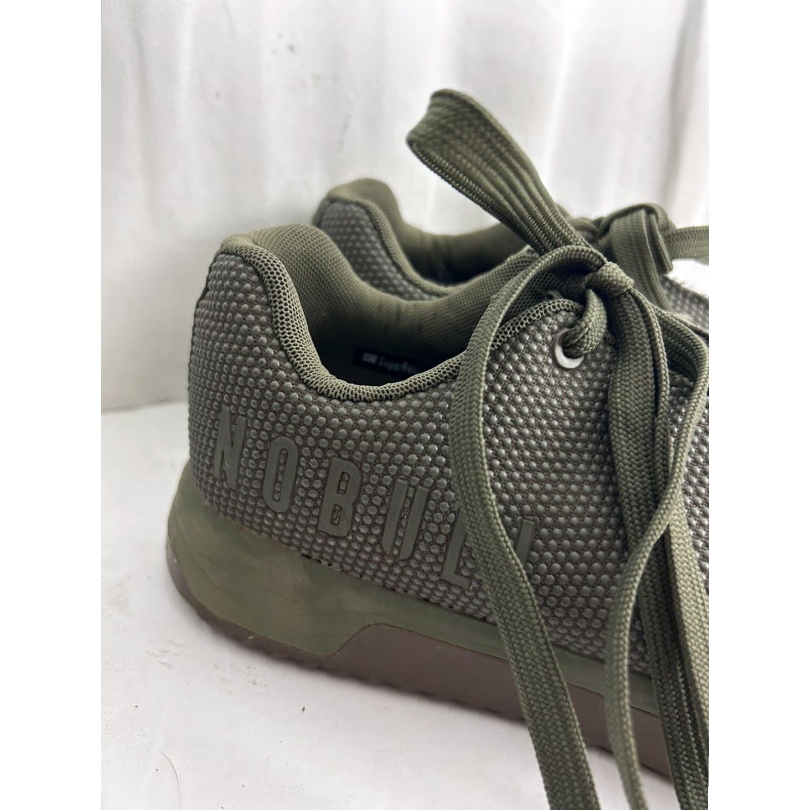 Vintage NOBULL Army Dark Gum Trainer Men’s 7.5 US / 9 Women’s Plus Size Green Sneaker Army Theme Shoes Size US 8 / IT 38 - 3 Thumbnail