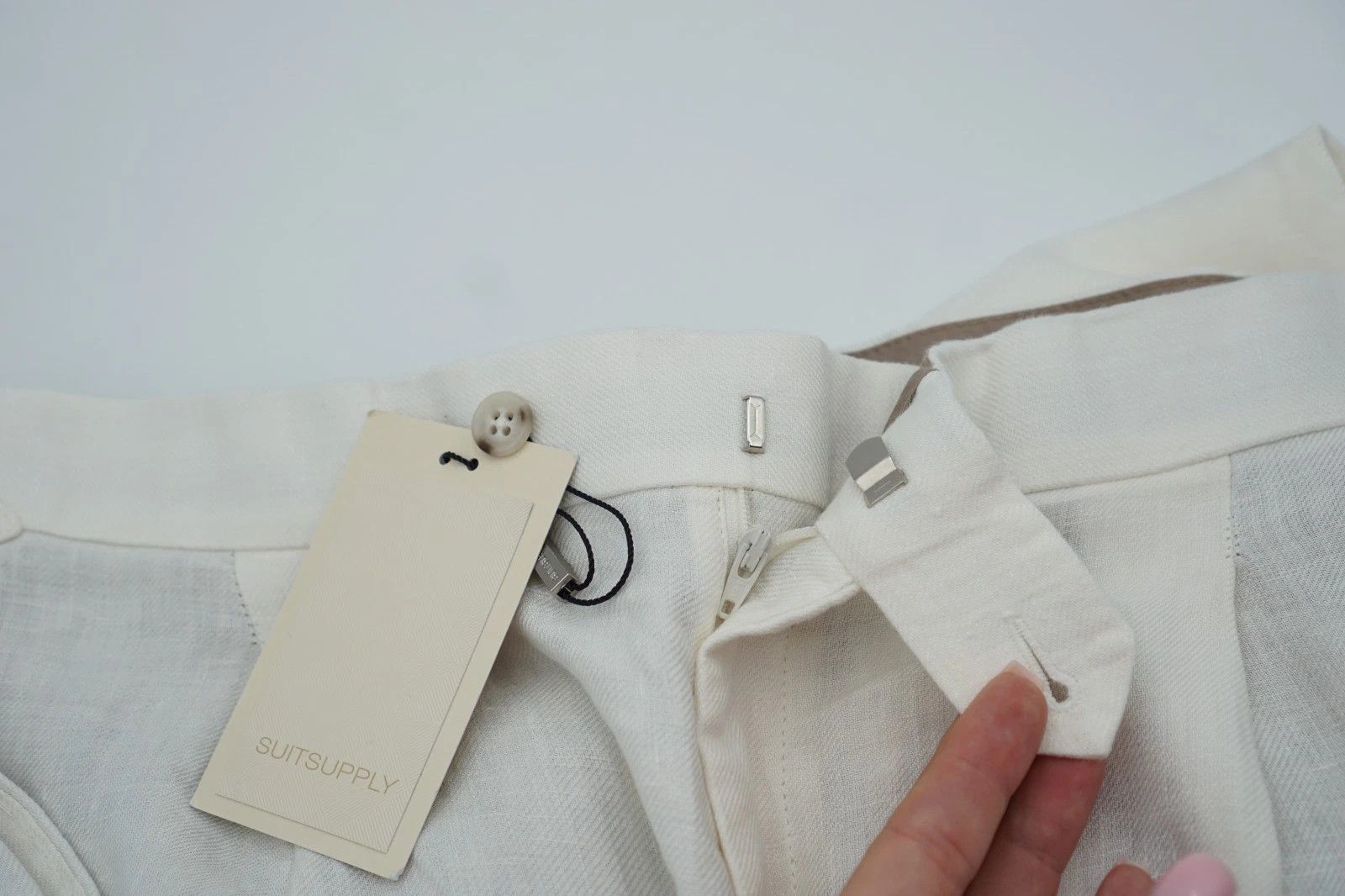 Suitsupply Men Suitsupply Pants Duca 100% Linen Beige Size UK/US44 Size 44R - 3 Thumbnail