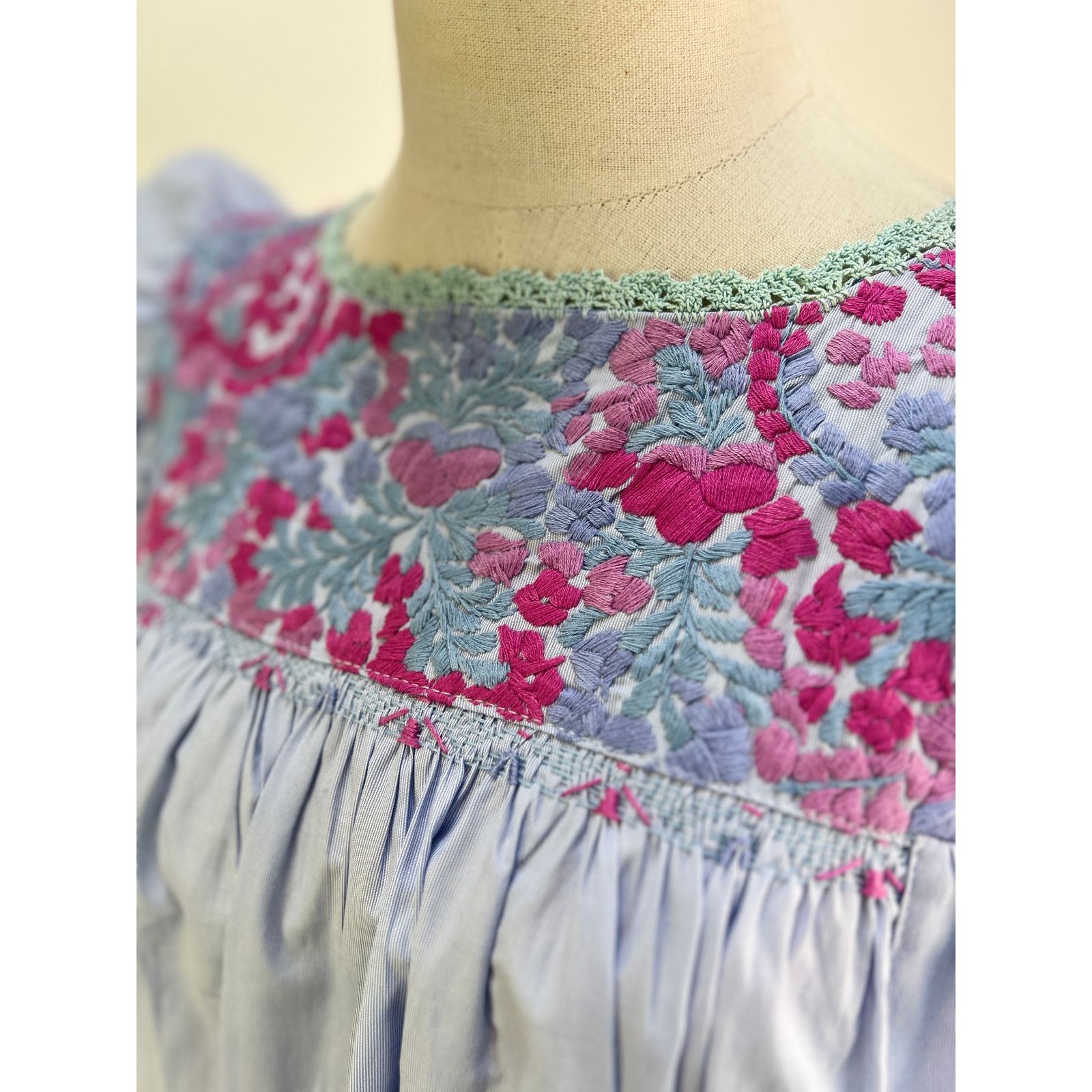 Other Mi Golondrina Soledad Blouse Blue Size S / US 4 / IT 40 - 5 Thumbnail