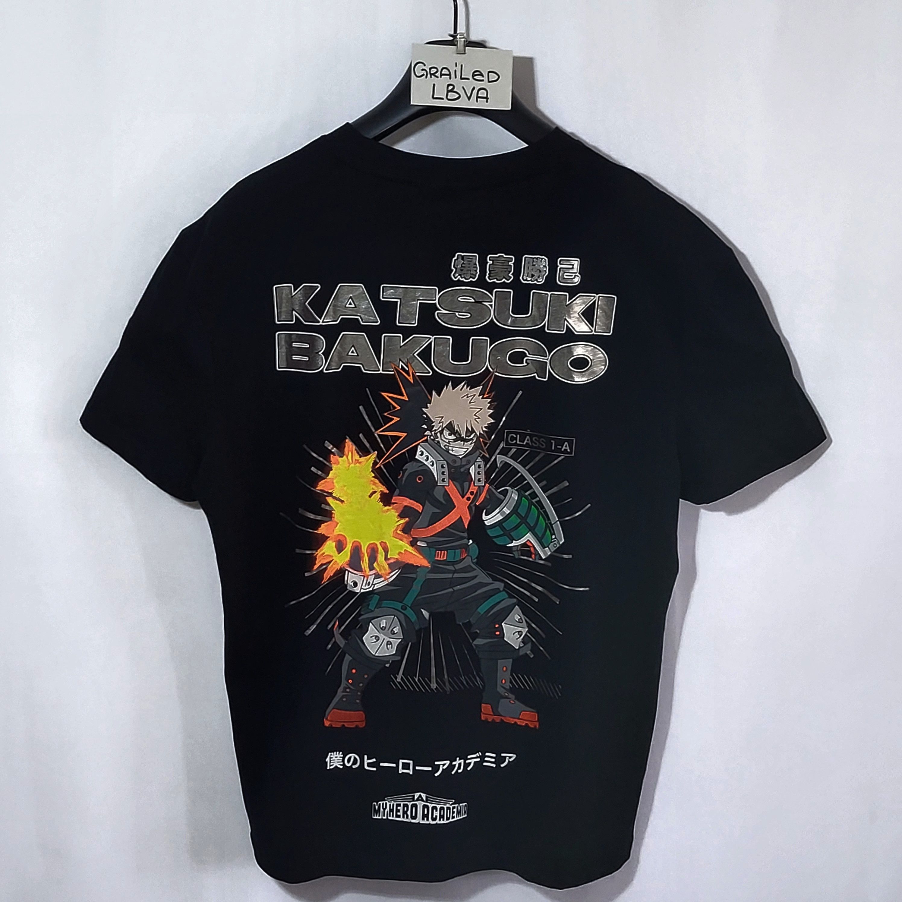 Anime × Japanese Brand Katsuki Bakugo animation T-Shirt size L Size US L / EU 52-54 / 3 - 1 Thumbnail