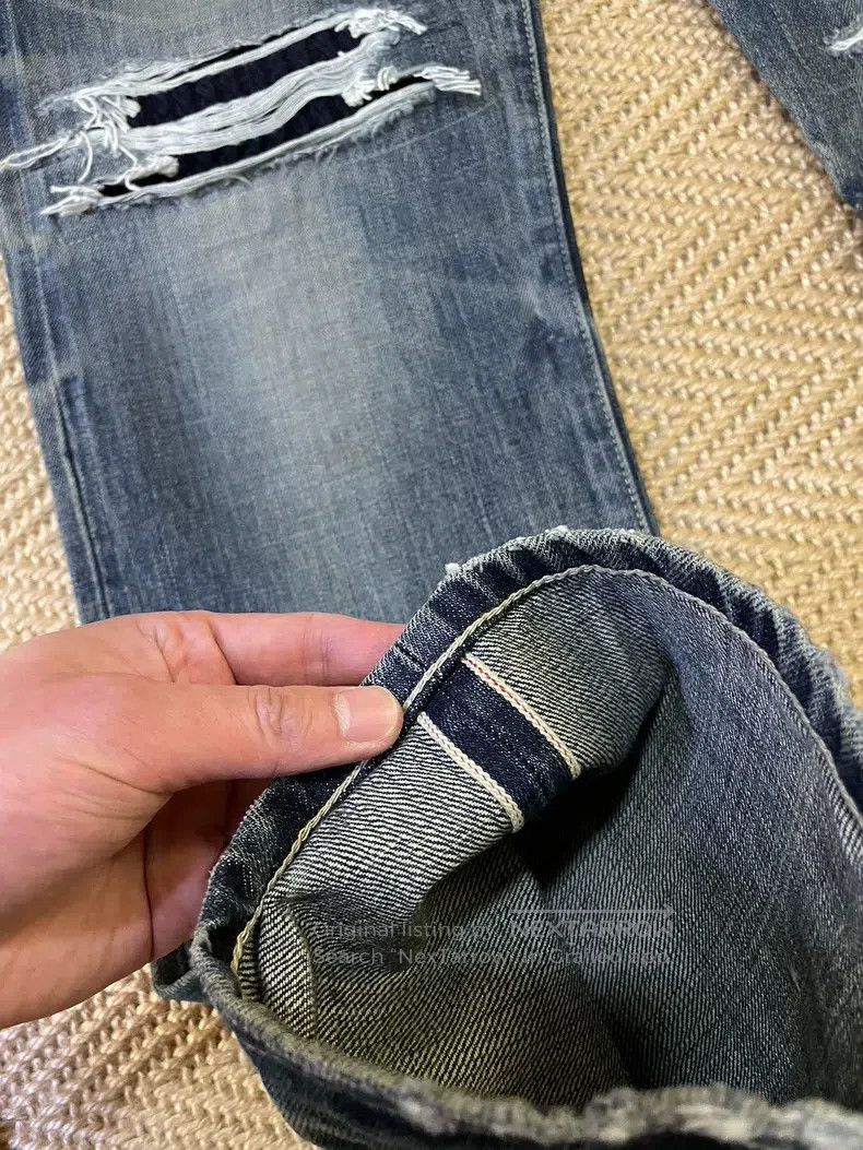 Neighborhood Neighborhood size M 18aw Patch King of Denim Washed Destro Size US 27 - 5 Thumbnail