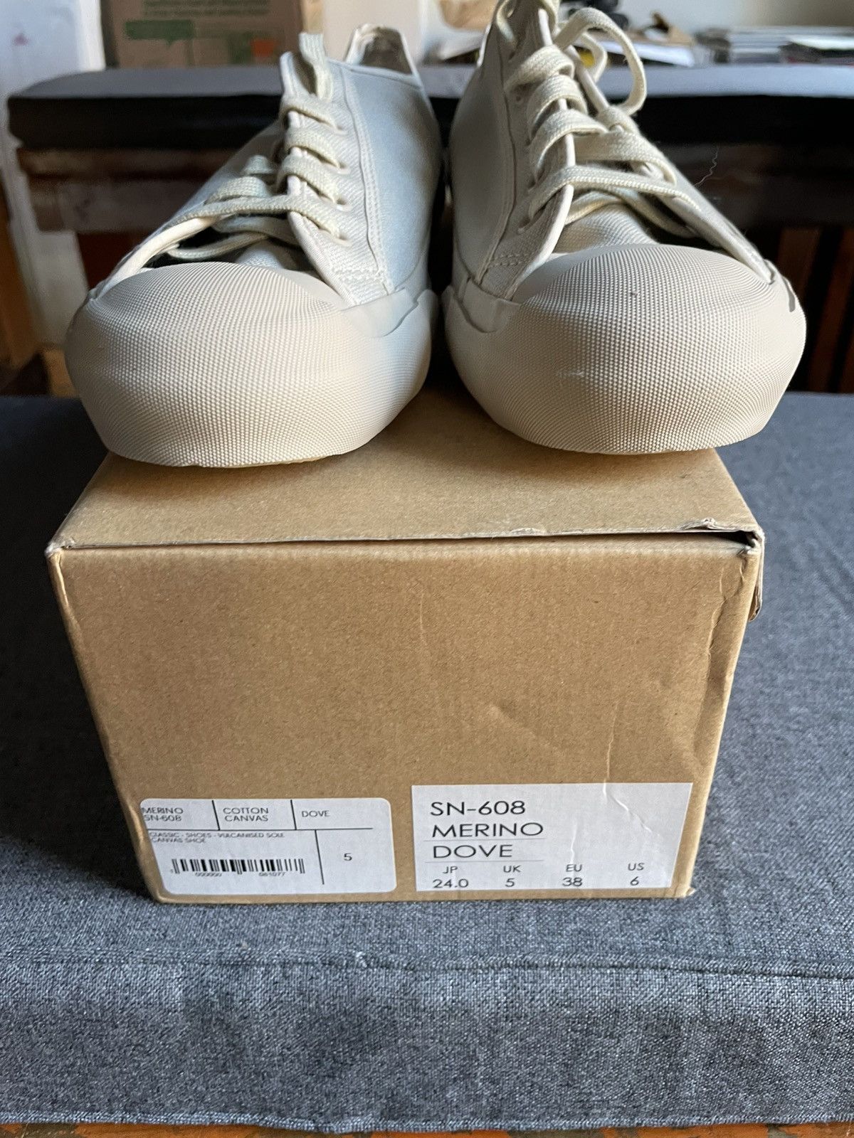 Moonstar × Studio Nicholson Moonstar X Studio Nicholson Lowtop Merino Vulcanized Sneaker Size US 6 / EU 39 - 4 Thumbnail