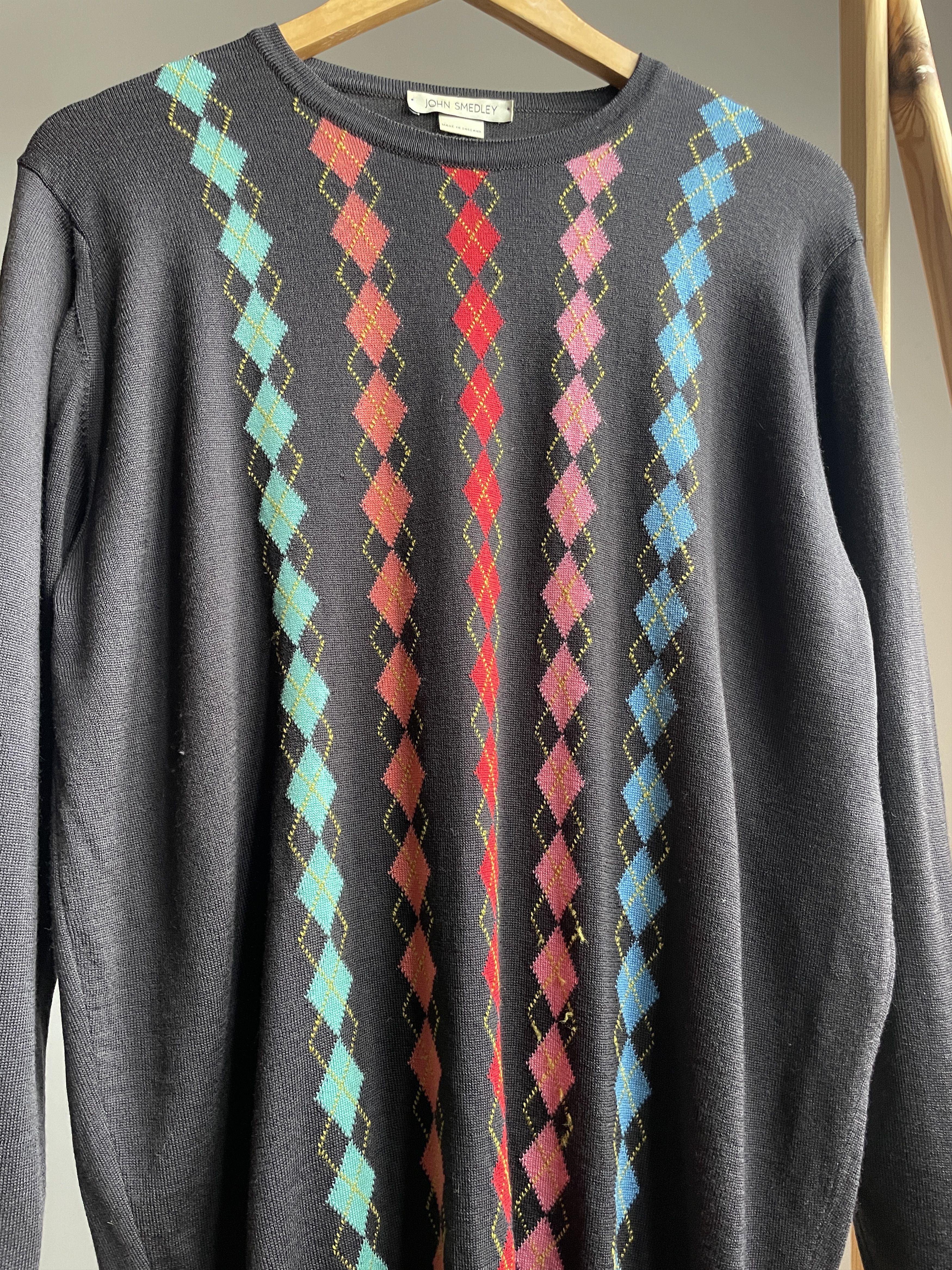 John Smedley John Smedley Geometric Pure Wool Sweater Size M Size US M / EU 48-50 / 2 - 4 Thumbnail
