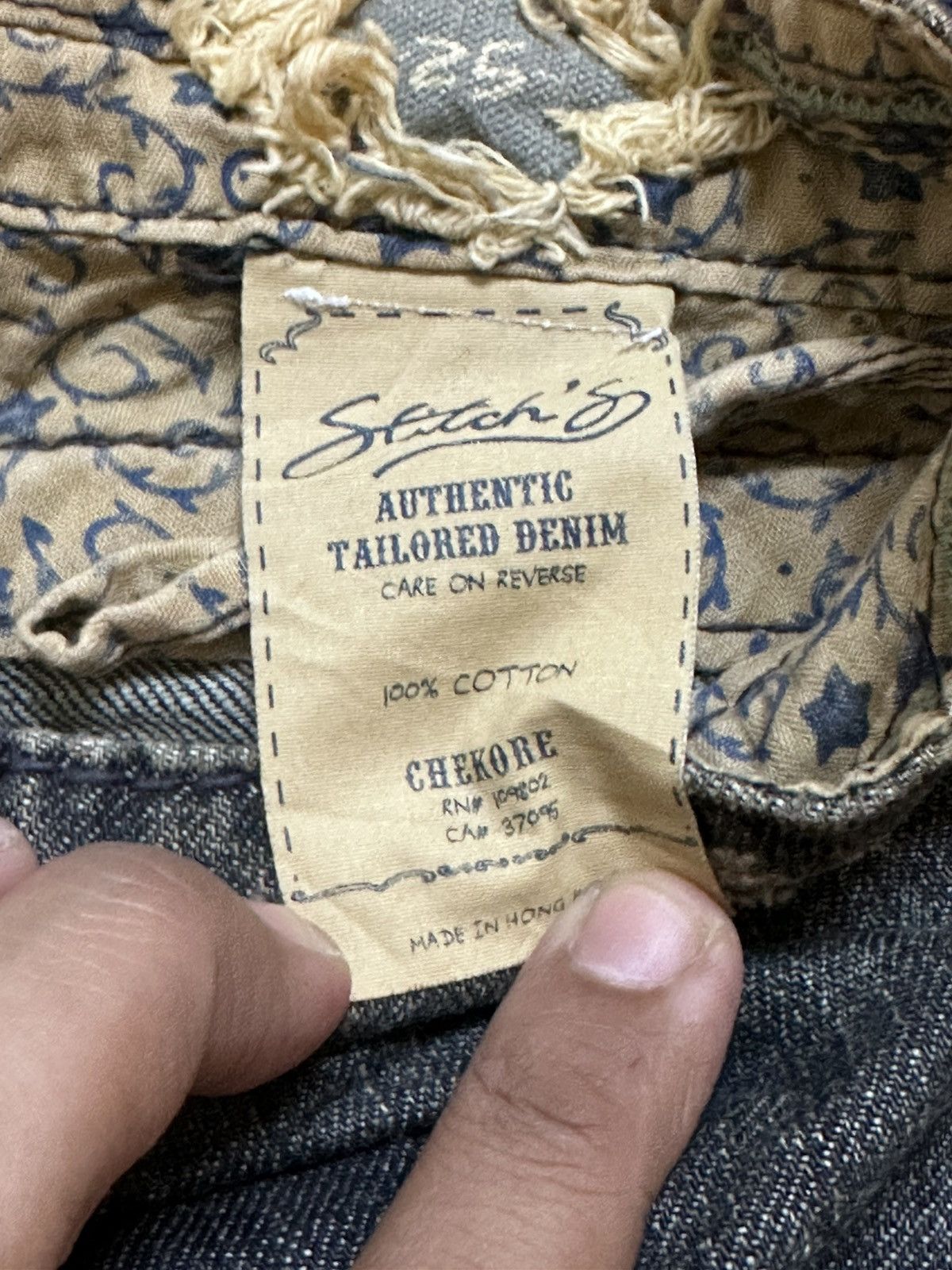 Stitch's Jeans Vintage Stitch’s Flare Grunge Distressed Denim Size US 28 / EU 44 - 9 Thumbnail