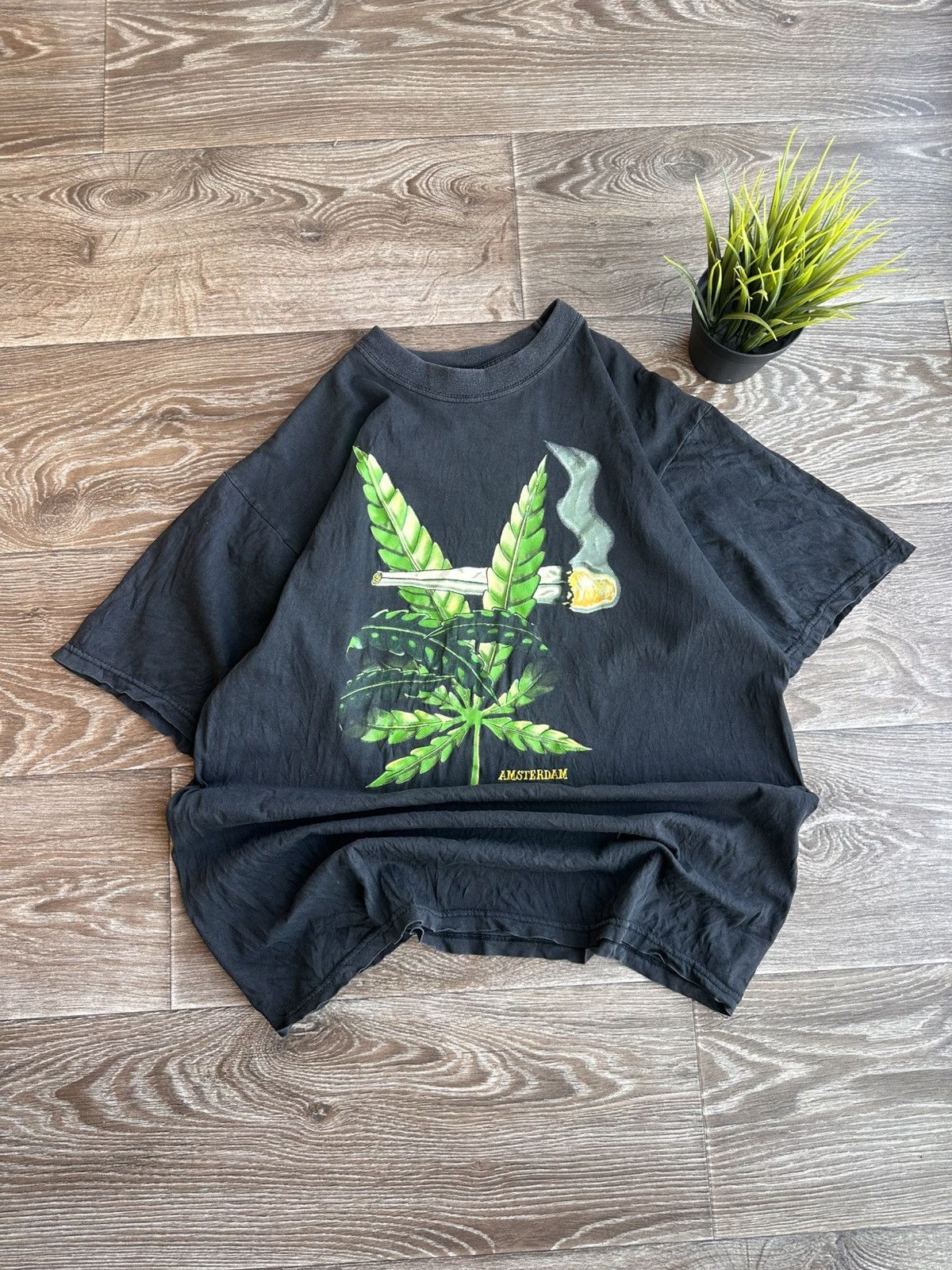 Snoop Dogg 🔥 90s Marijuana Smoke Weed Hip Hop Rap T Shirt 2Pac Jay-Z Size US L / EU 52-54 / 3 - 1 Thumbnail