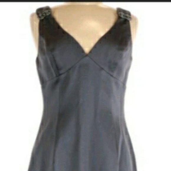 Other Vtg ABS Allen Schwartz Dress Womens 8 Formal Satin Size M / US 6-8 / IT 42-44 - 7 Thumbnail