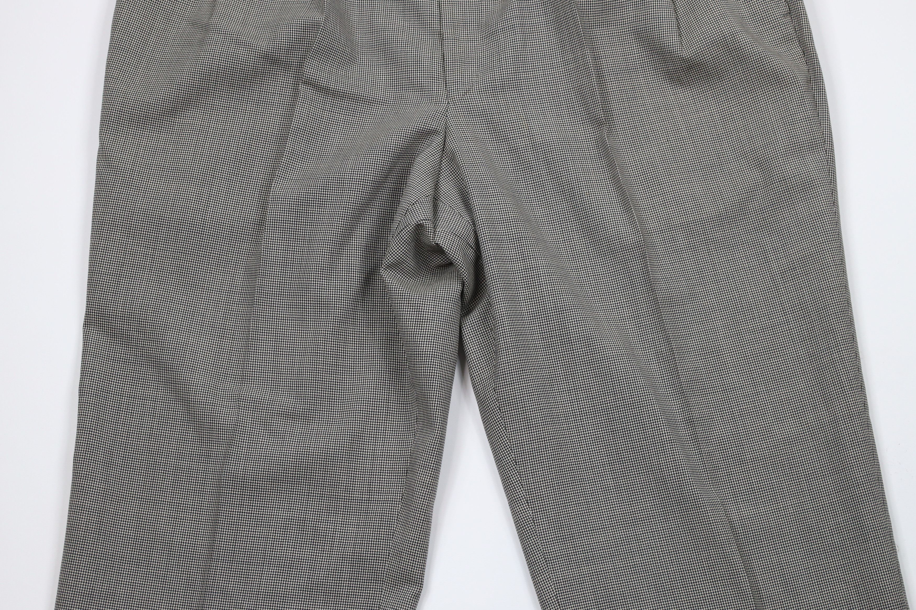 Ralph Lauren × Vintage Vintage 90s Chaps Ralph Lauren Wool Houndstooth Pants Size US 40 / EU 56 - 3 Thumbnail