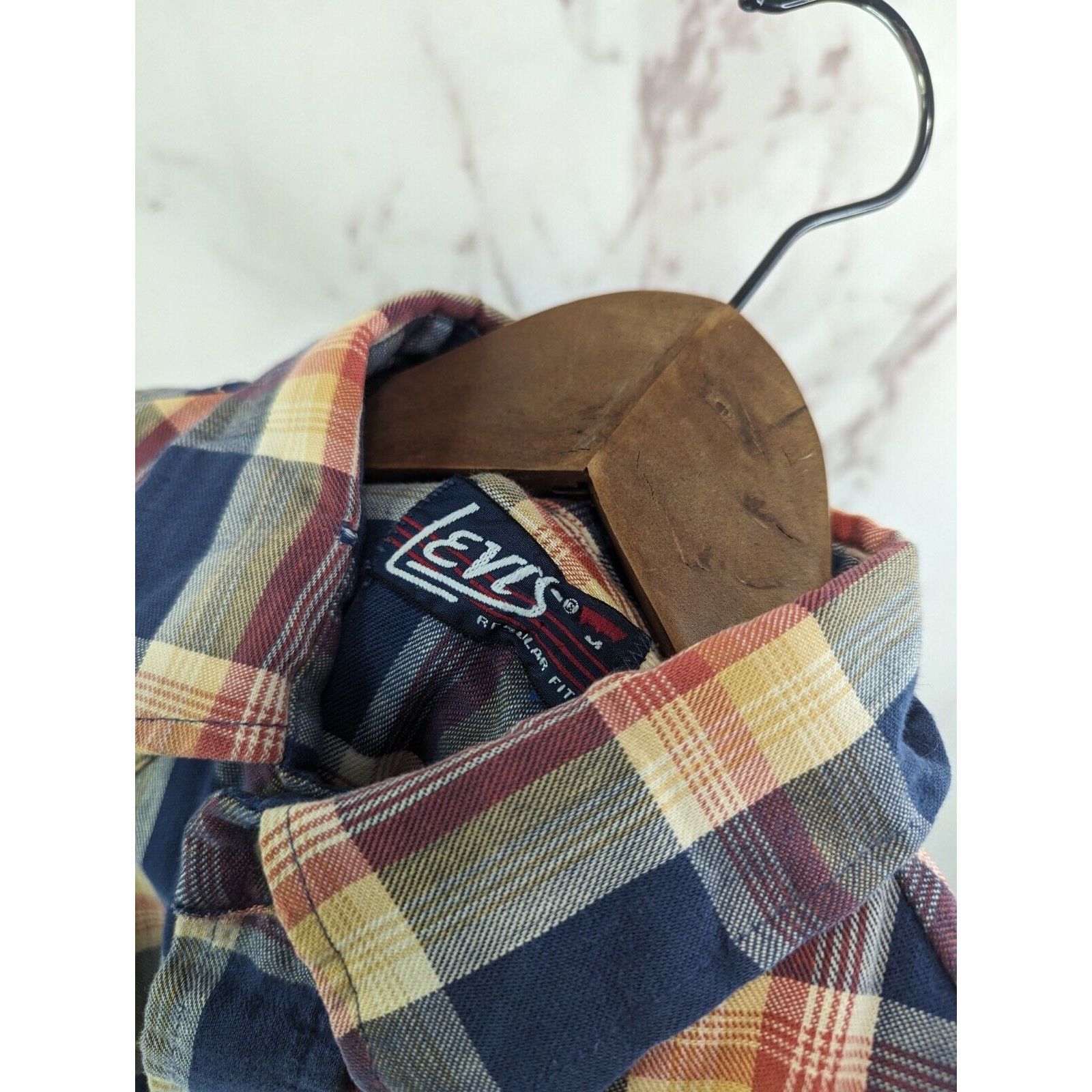 Levi's Vintage Levis Shirt Men Small Plaid Pearl Snap 80s Workwear Size US S / EU 44-46 / 1 - 3 Thumbnail