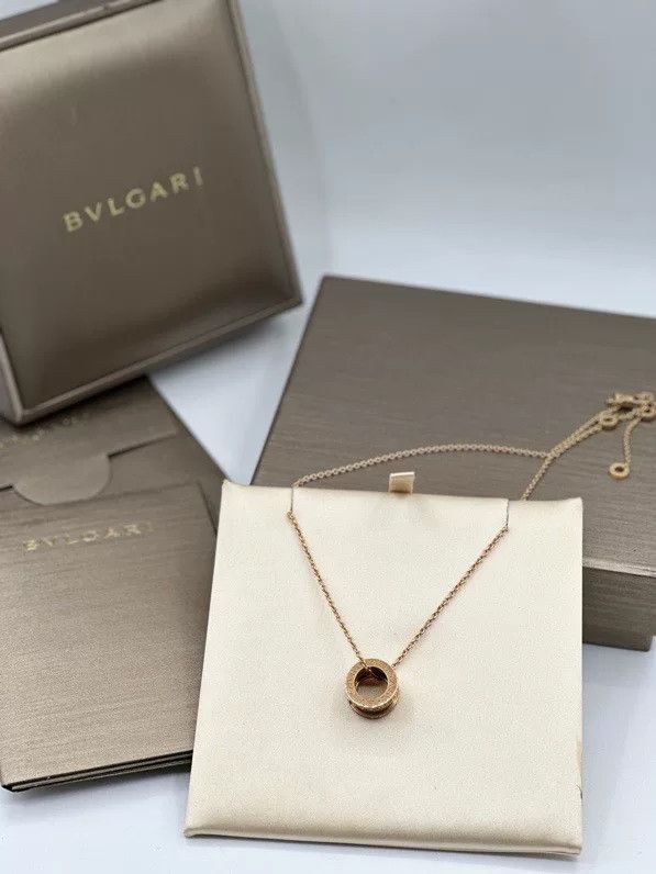 Bvlgari Bvlgari B.Zero 1 18k Rose Gold Necklace Size ONE SIZE - 1 Thumbnail