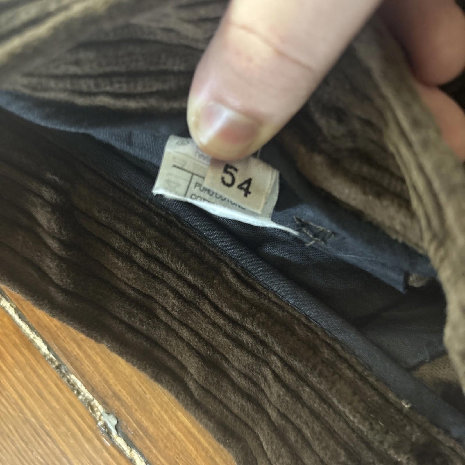 Other Newboxer Italia Brown Corduroy Pants Dead Stock NWT Size 40 Size US 32 / EU 48 - 4 Thumbnail