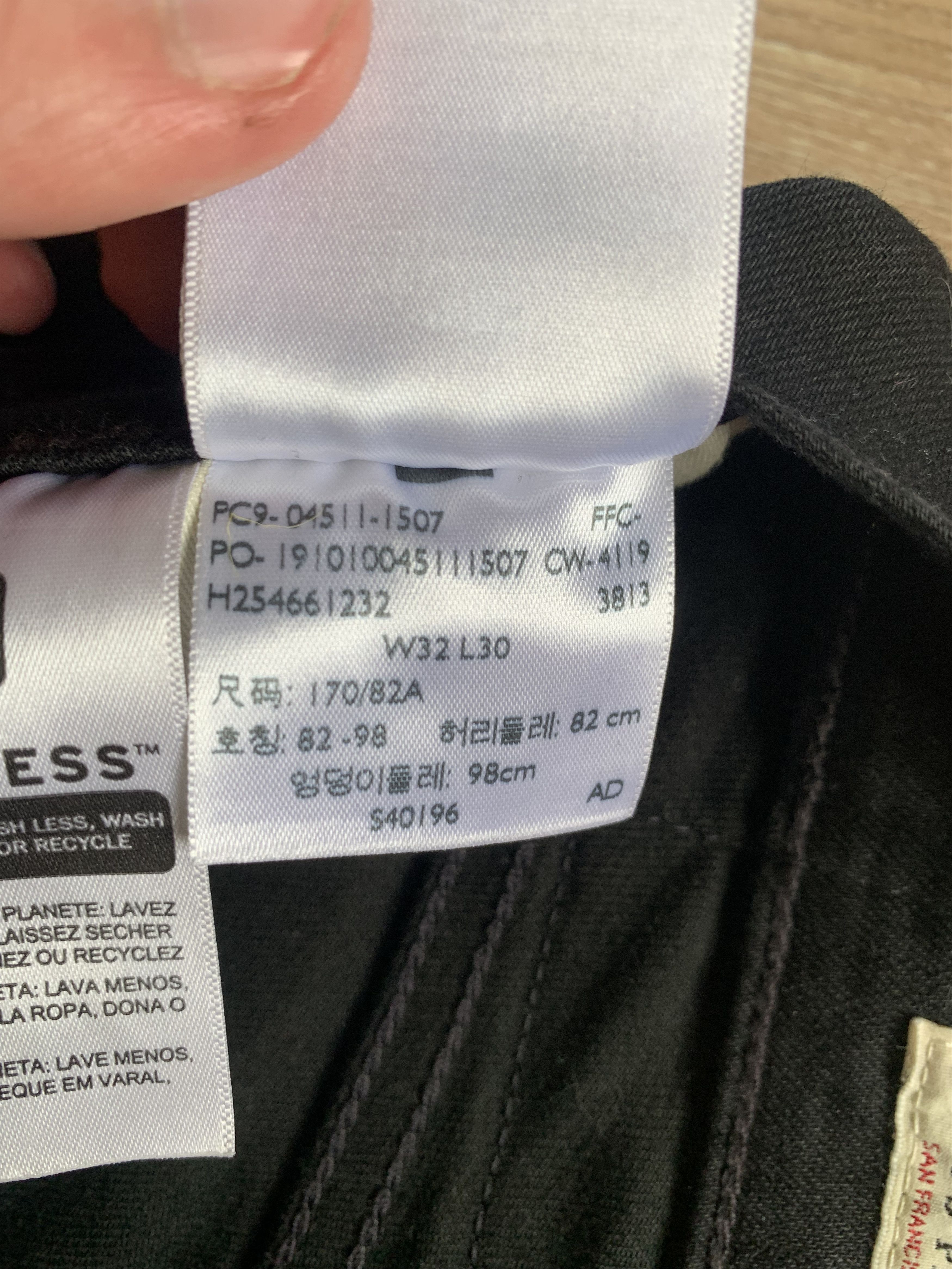 Levi's Levi's Premium Black Denim Jeans Size US 32 / EU 48 - 8 Thumbnail
