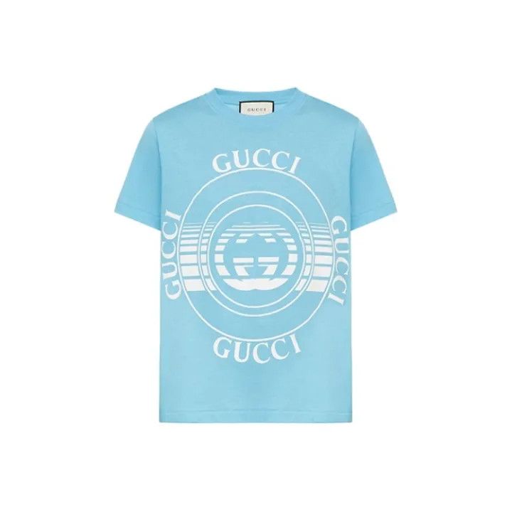 Gucci Gucci Classic Double G Logo T-Shirt for Women Size L / US 10 / IT 46 - 1 Thumbnail