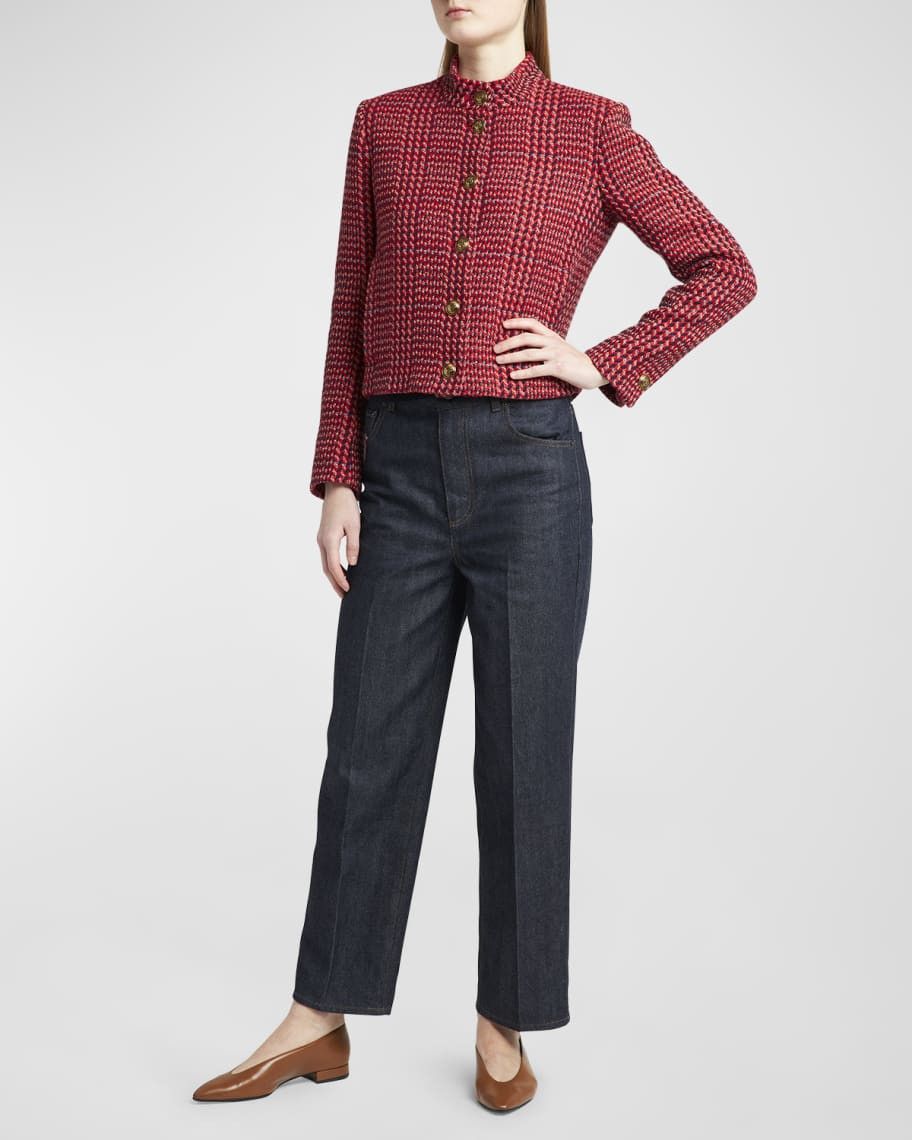 Loro Piana o1srvl11e1224 Giacca Ania Wool Jacket in Multicolor Size S / US 4 / IT 40 - 3 Thumbnail
