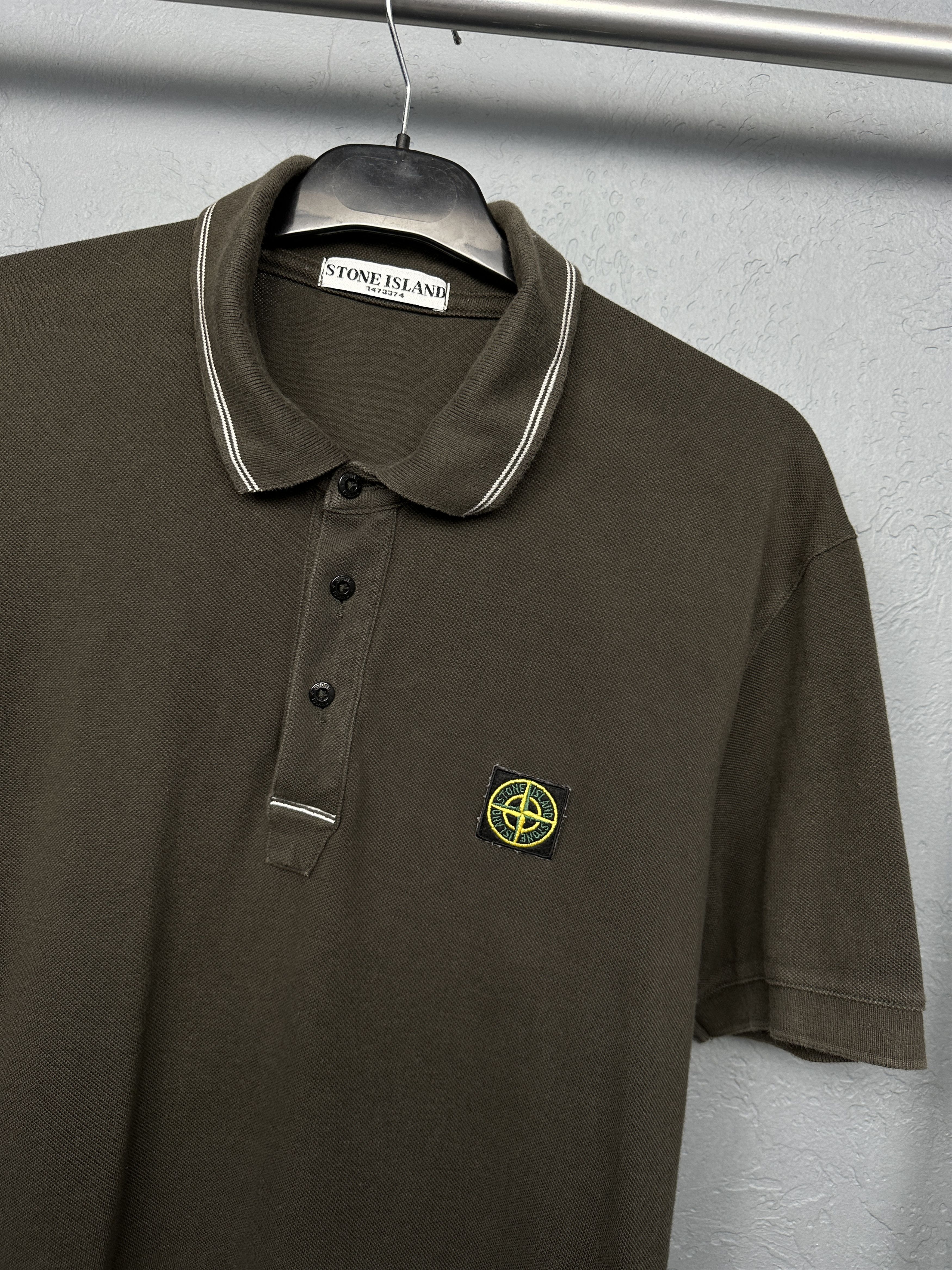 Stone Island Stone Island Vintage Patch Program Mens Polo Shirt Size US XXL / EU 58 / 5 - 2 Thumbnail