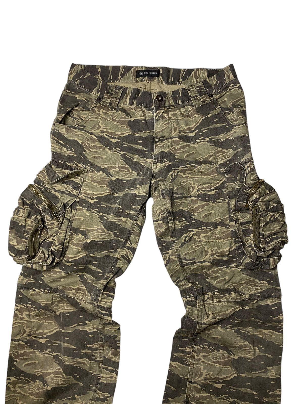 If Six Was Nine 2000's Root Three 3D Multipocket Gimmick Flared Pants Size US 29 - 4 Thumbnail