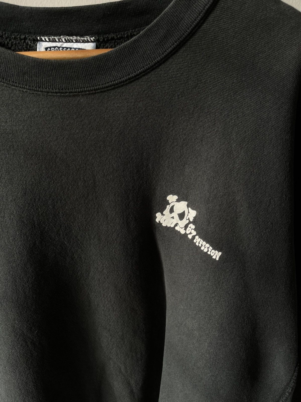Japanese Brand × Vintage 90s 67Mission Skull Sweatshirts Size US XL / EU 56 / 4 - 5 Thumbnail
