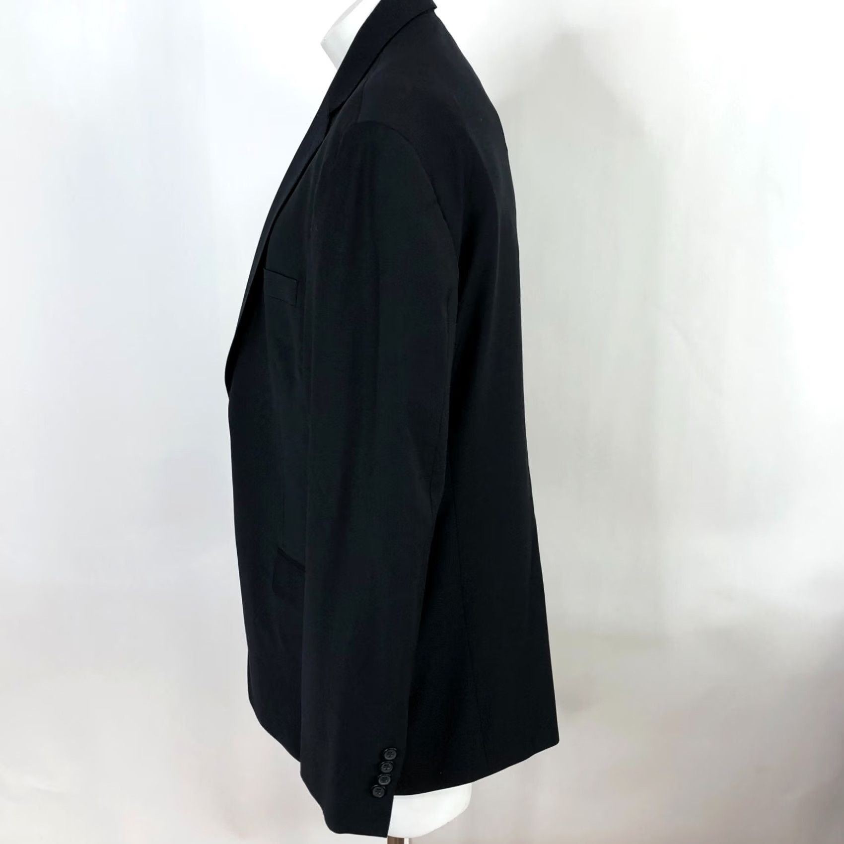 Brooks Brothers Brooks Brothers Explorer Madison Fit Long Button Blazer Jacket 45 Black Men Size 48R - 3 Thumbnail