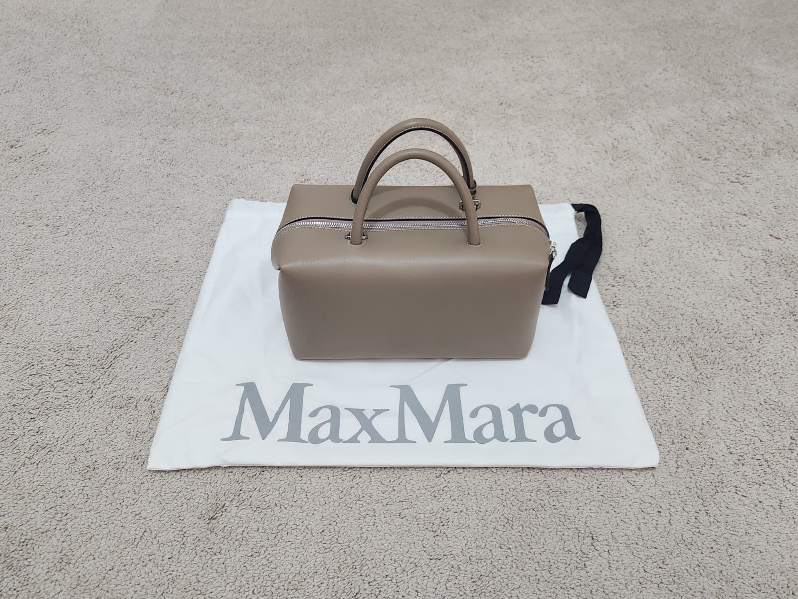 Max Mara Max Mara Medium natural leather bowler bag Size ONE SIZE - 2 Thumbnail