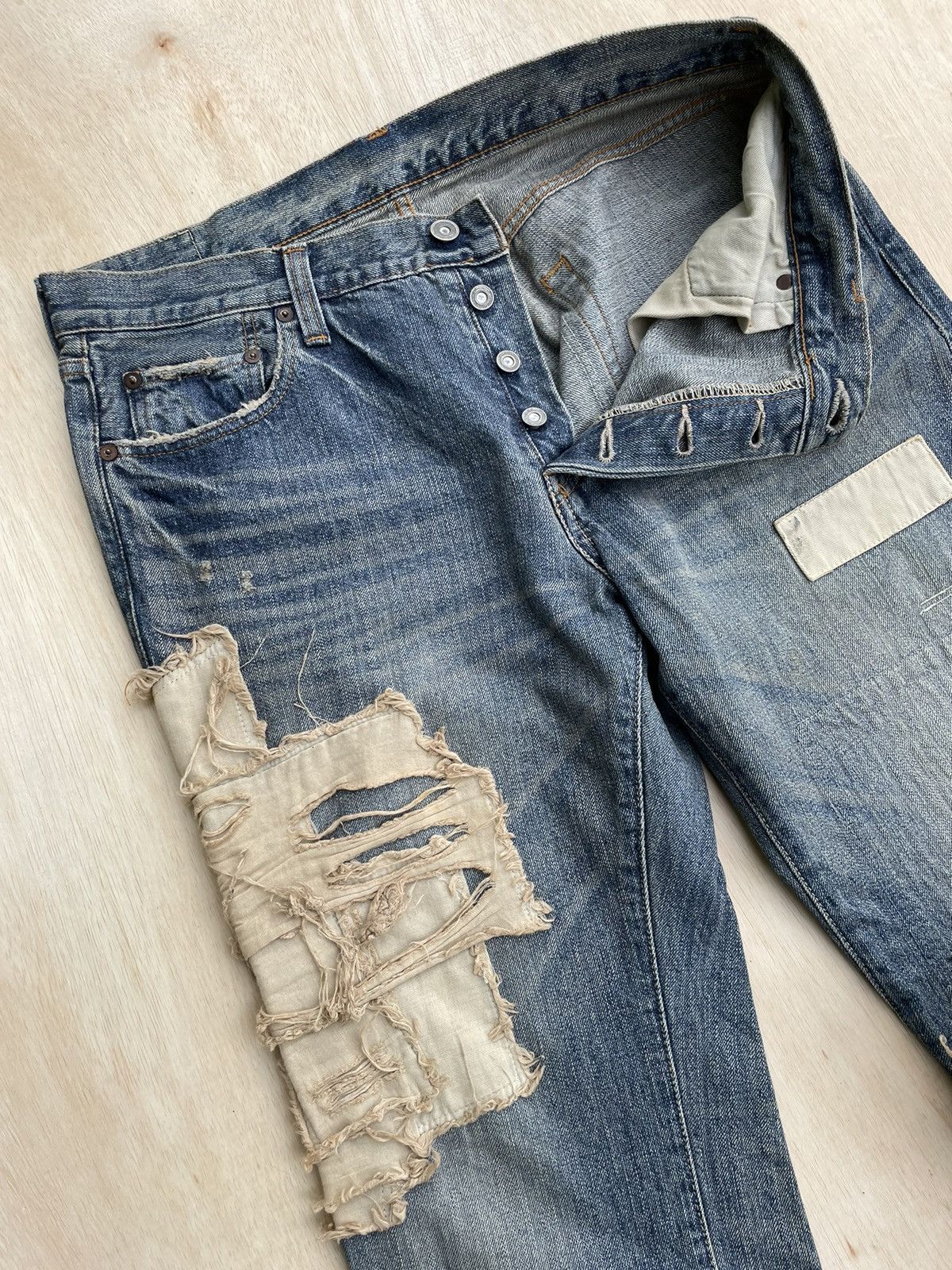Beauty Beast × Japanese Brand × Vintage Vintage John bull Distressed Denim Jeans Size US 34 / EU 50 - 3 Thumbnail