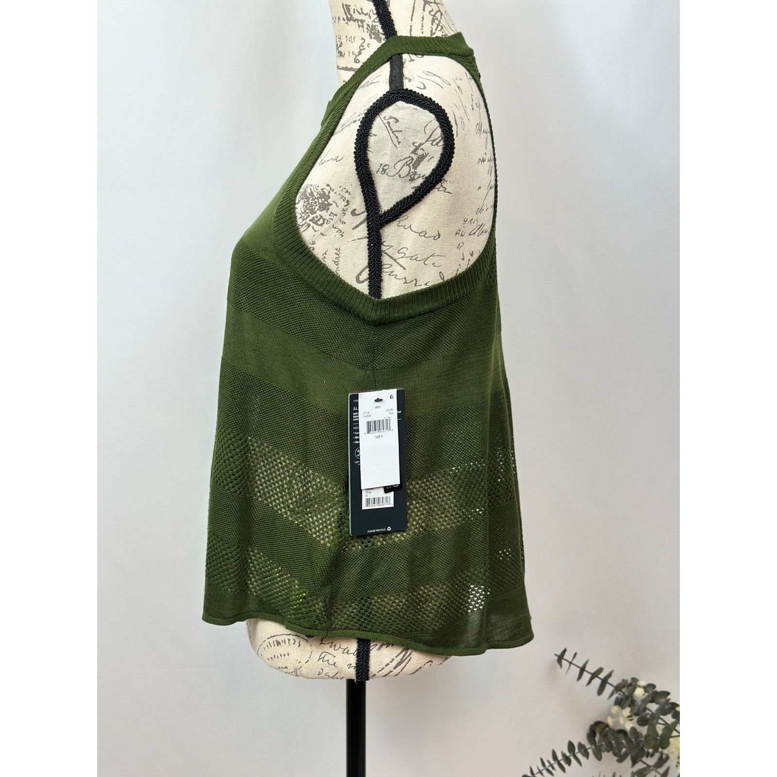 Other MPG Sport Halter Sleeveless Tank Top Allude S Size S / US 4 / IT 40 - 6 Thumbnail