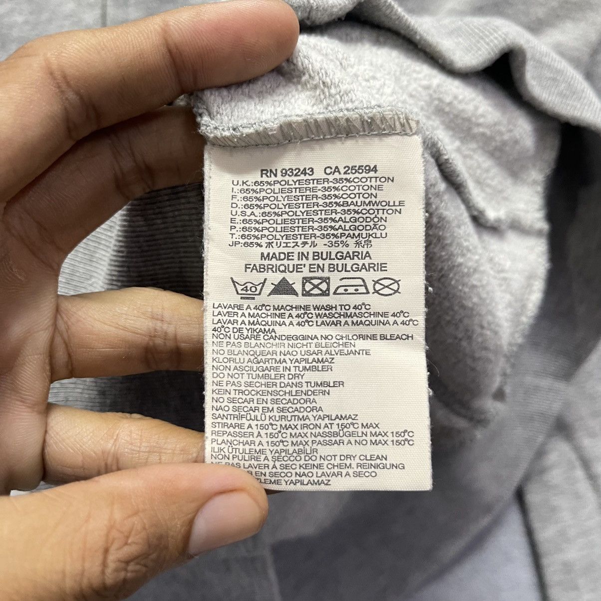 Diesel Diesel Full Zip Hoodie – Light Grey (XS) Size XS / US 0-2 / IT 36-38 - 9 Thumbnail