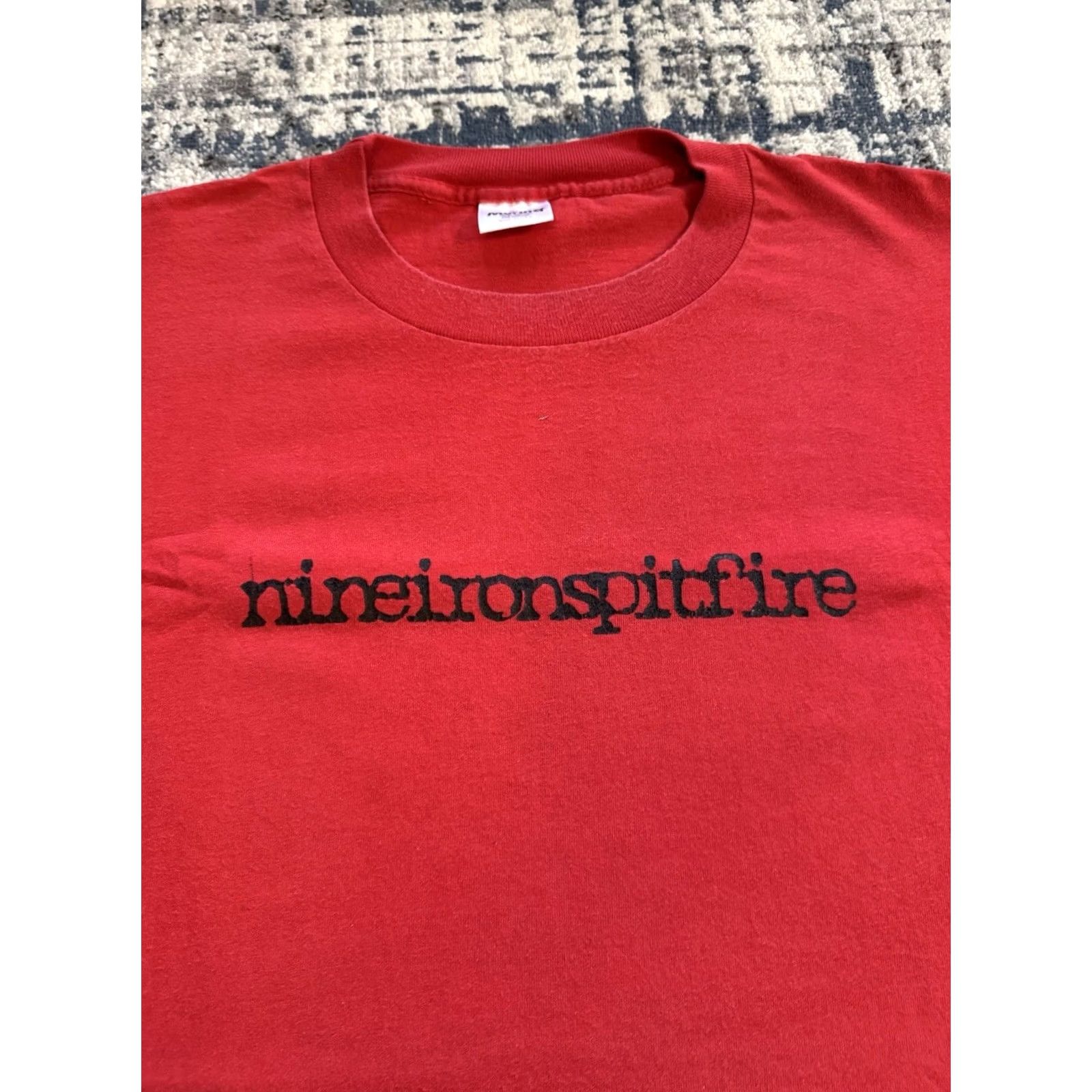 Vintage VINTAGE Murina T-Shirt Red 90s Punk Hardcore Cotton XL Short Sleeve Crew Neck Men Logo Graphic Print 1990s Size US XL / EU 56 / 4 - 2 Thumbnail