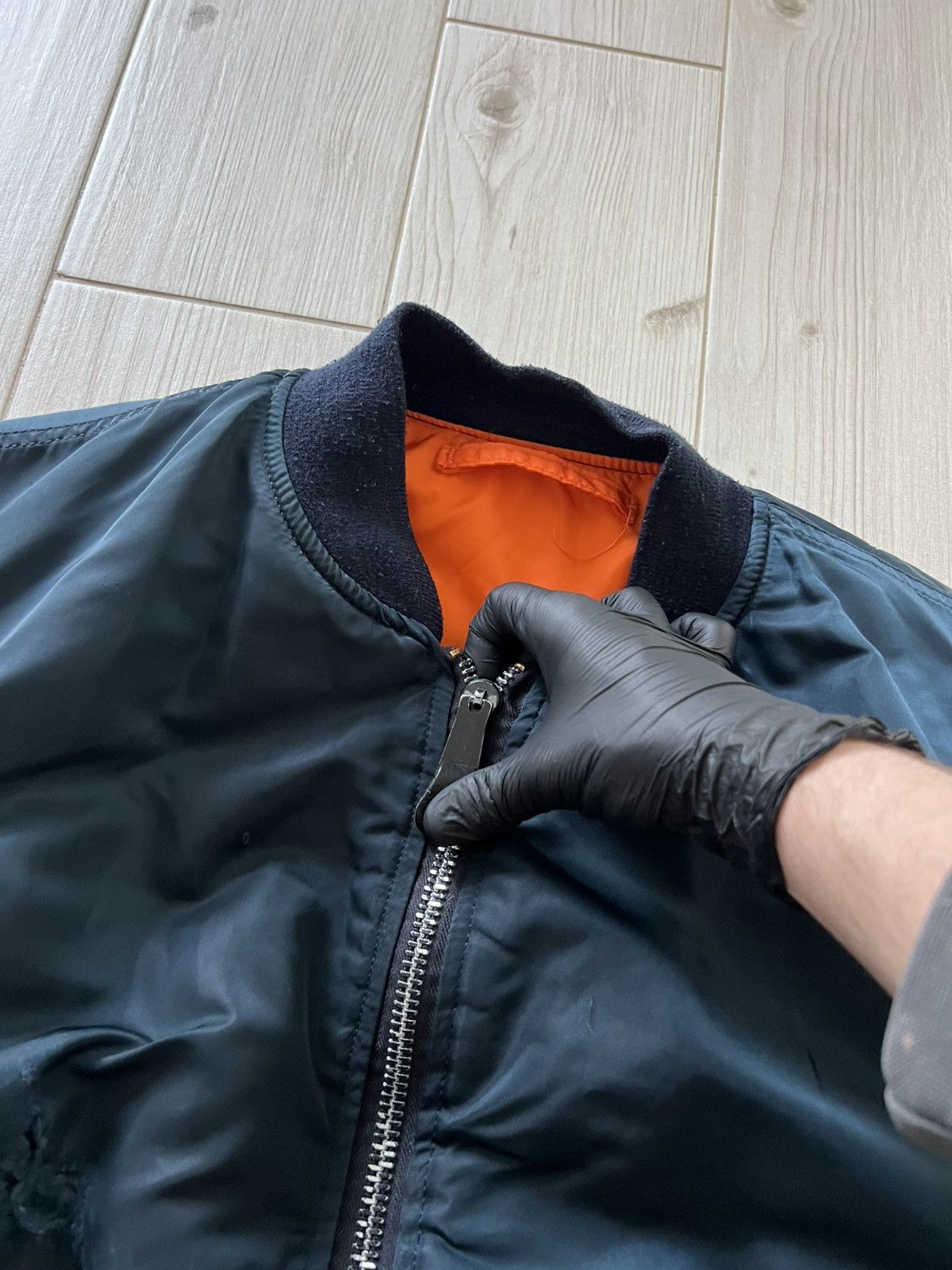Alpha Industries Alpha Industries Reversible Bomber Jacket Size US XL / EU 56 / 4 - 14 Thumbnail