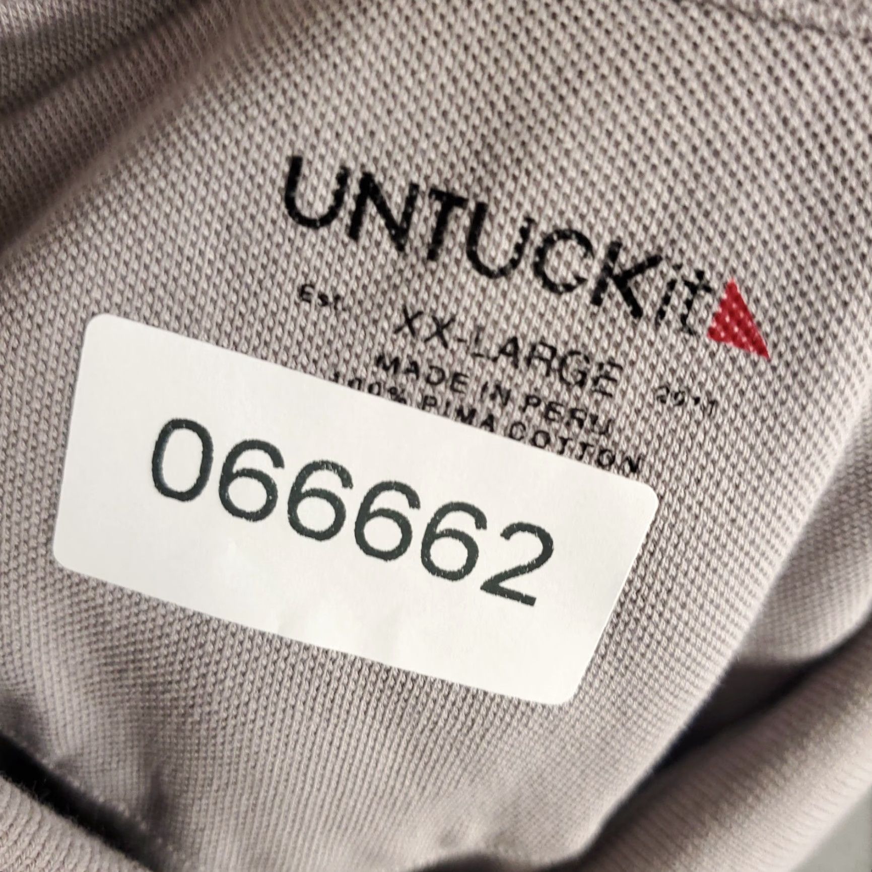 UNTUCKit UNTUCKit Polo Shirt Mens 2XL Gray Casual Long Sleeve Polo Adult Shirt Mens 2XL Gray Size US XXL / EU 58 / 5 - 8 Thumbnail