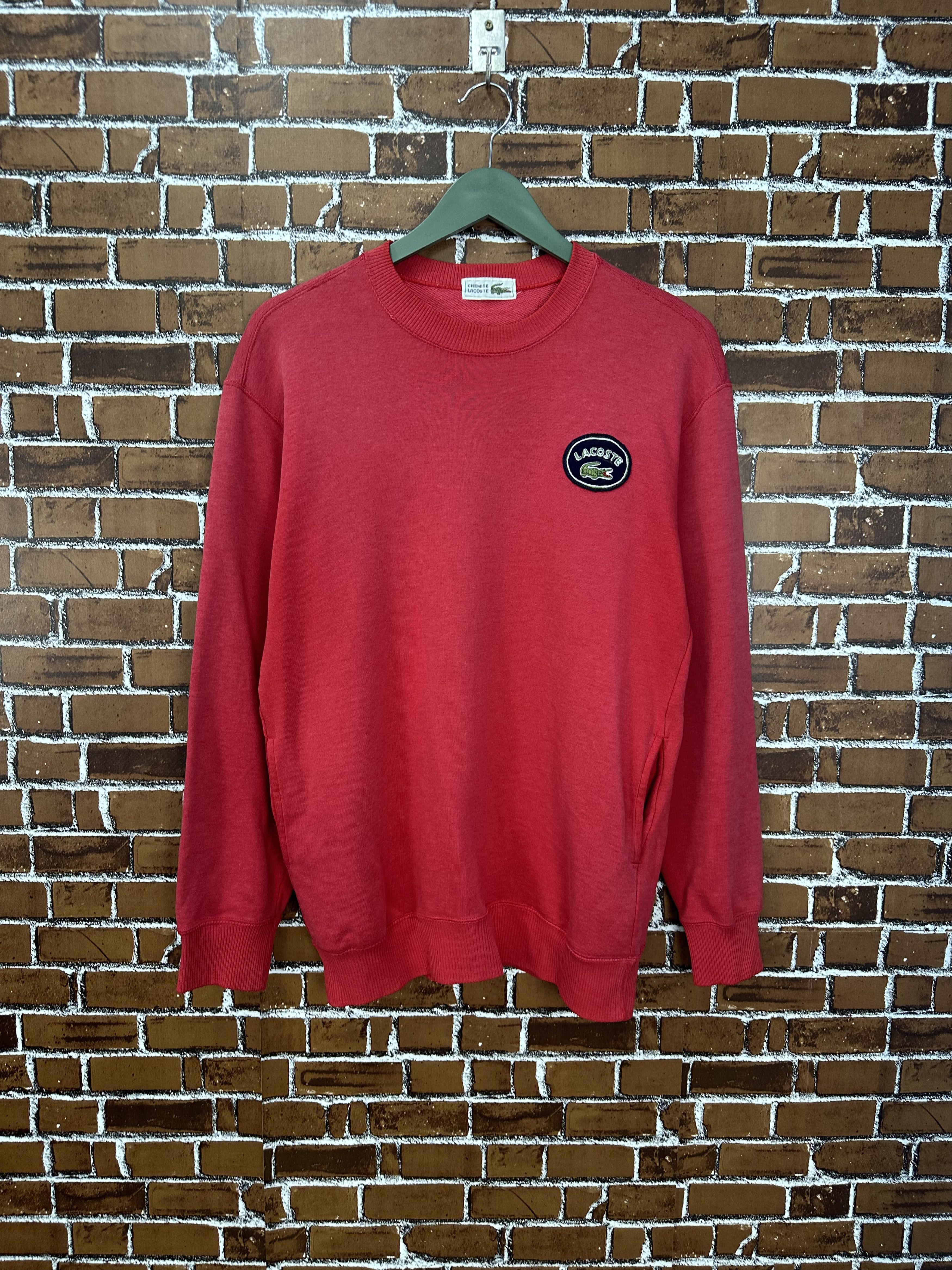 Lacoste Vintage Lacoste Sunfaded Crewneck Z494 Size US M / EU 48-50 / 2 - 1 Thumbnail