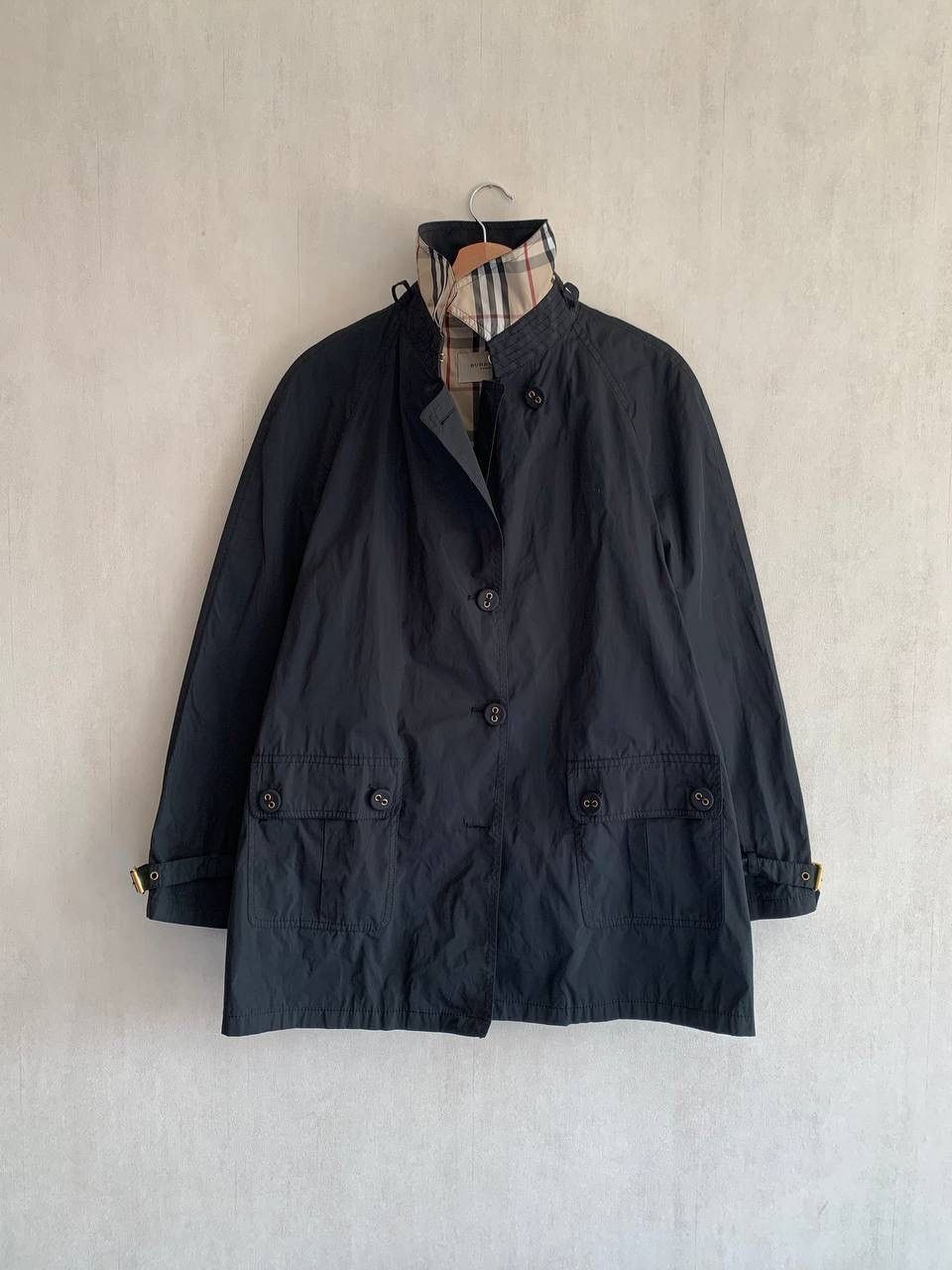 Burberry × Vintage Burberry Womens Jacket Size L 46 Size L / US 10 / IT 46 - 1 Thumbnail