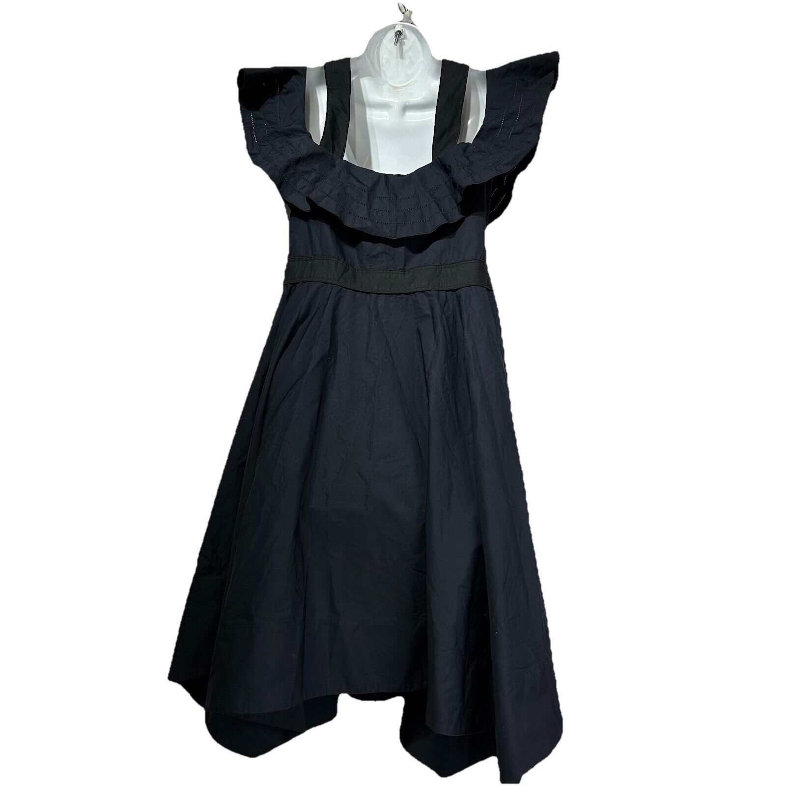 Derek Lam 10 Crosby Derek Lam 10 Crosby Off the shoulder Halter Poplin Dress 8 Size M / US 6-8 / IT 42-44 - 3 Thumbnail