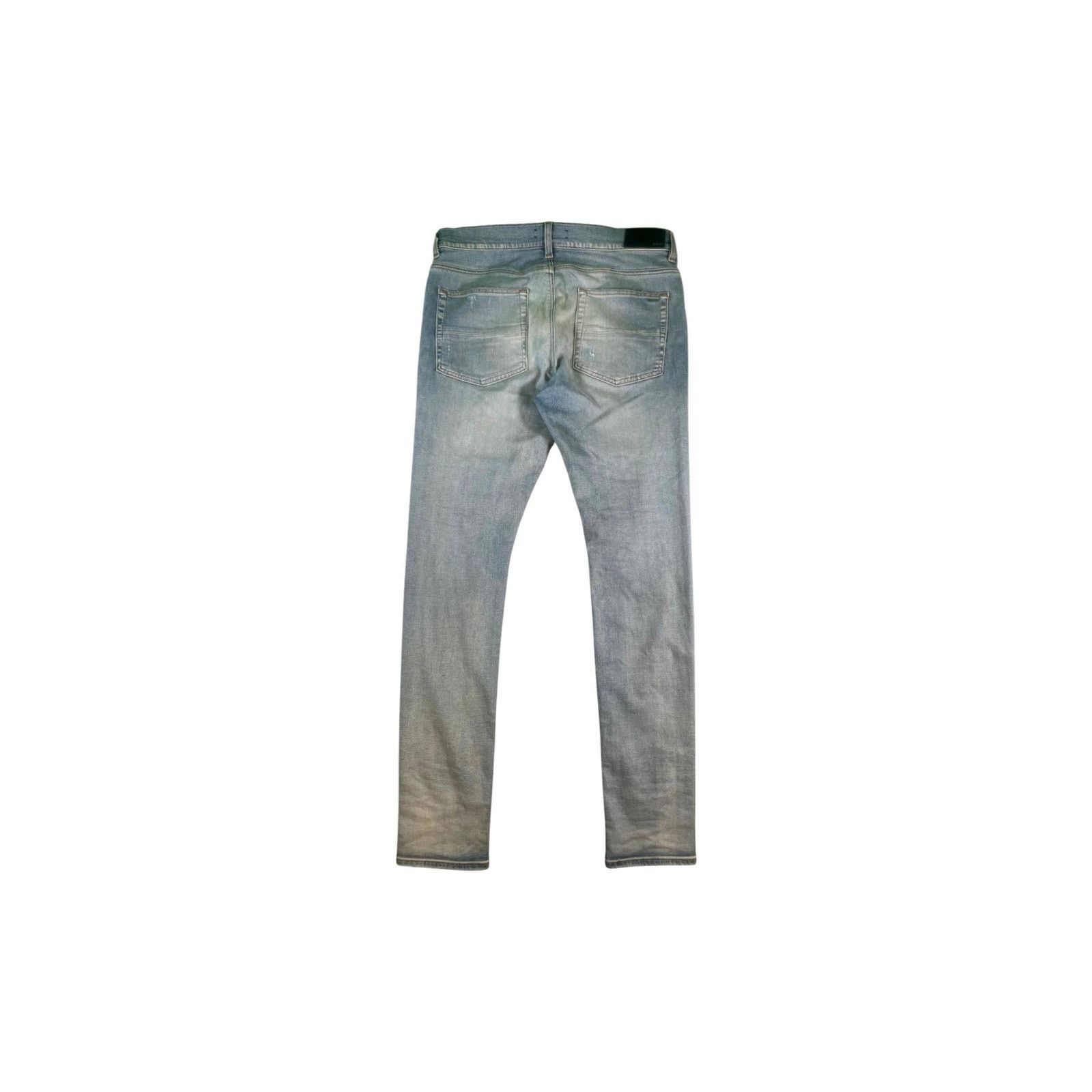 Amiri Amri Paisley Patch Light Wash, Brown & Olive Jeans Size US 36 / EU 52 - 2 Thumbnail