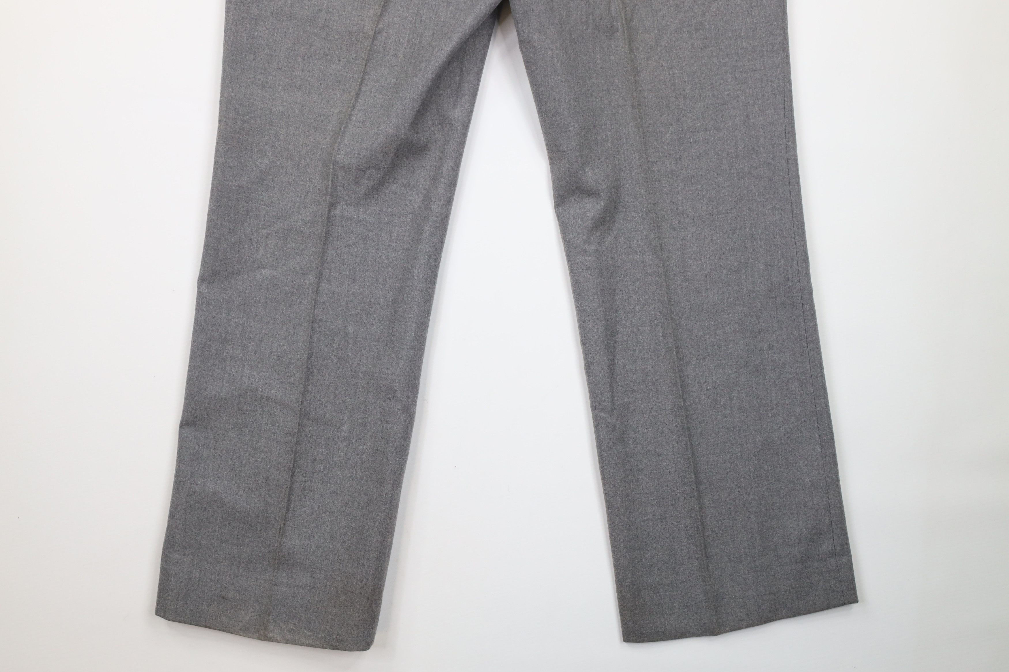 Vintage 70s Streetwear Heavyweight Wool Bell Bottoms Pants